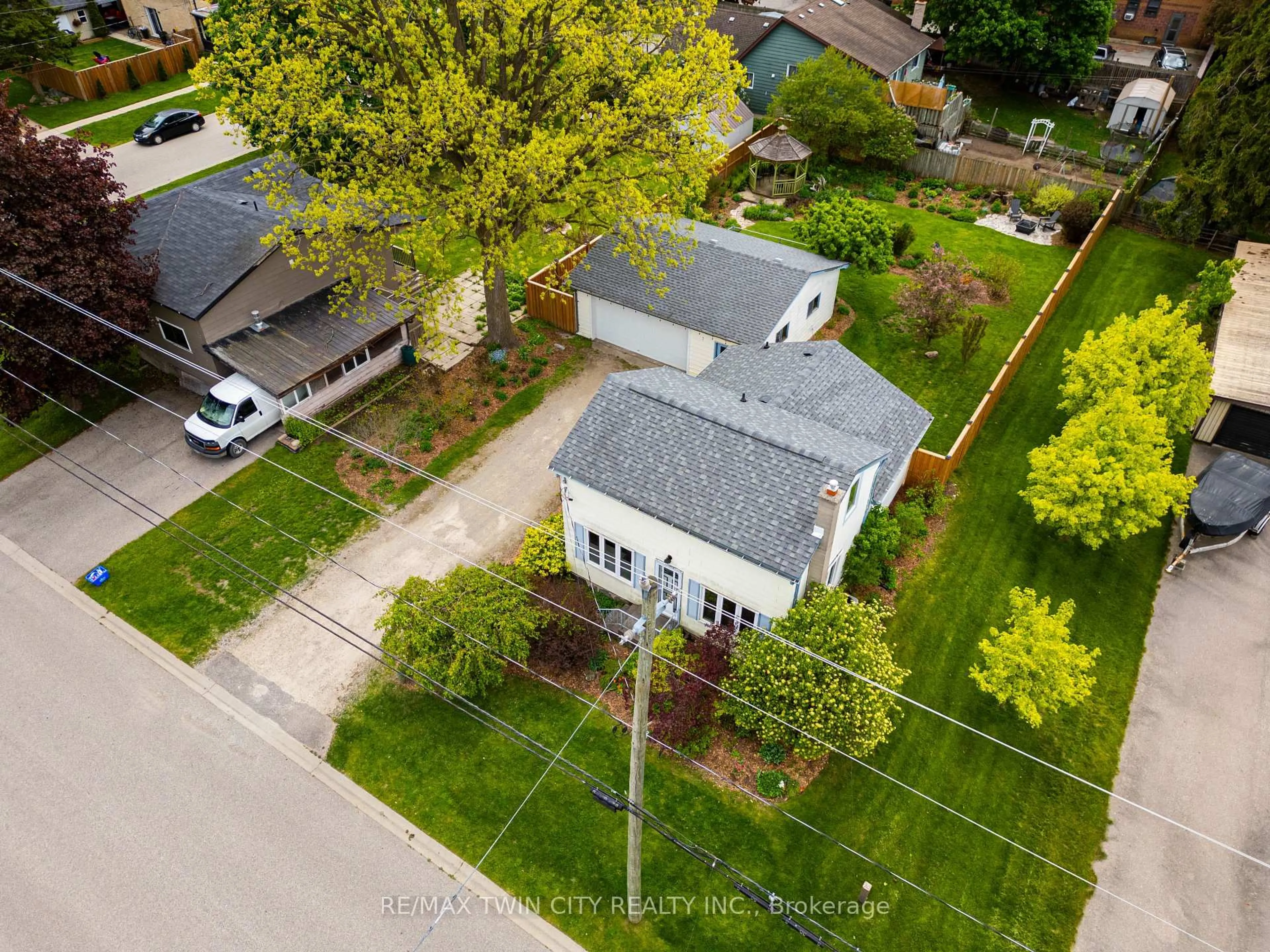 A pic from outside/outdoor area/front of a property/back of a property/a pic from drone, street for 7 Mill St, Blandford-Blenheim Ontario N0J 1S0