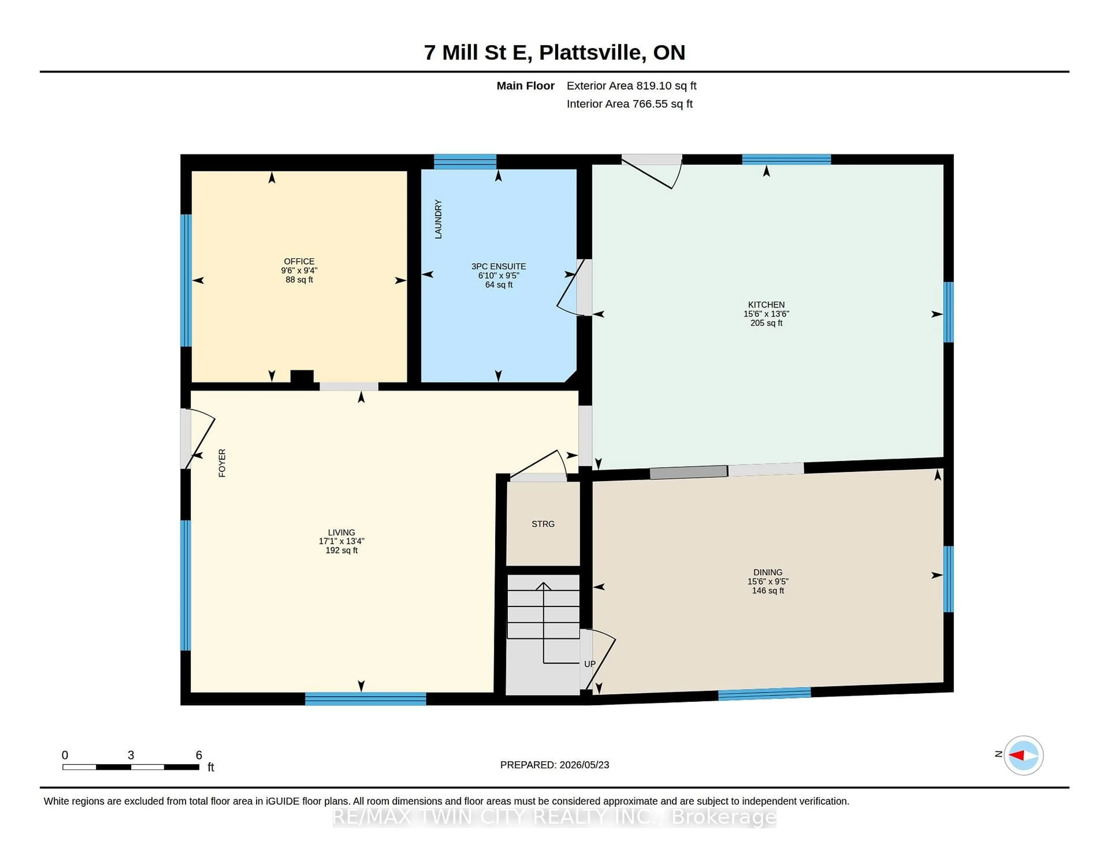 Floor plan for 7 Mill St, Blandford-Blenheim Ontario N0J 1S0