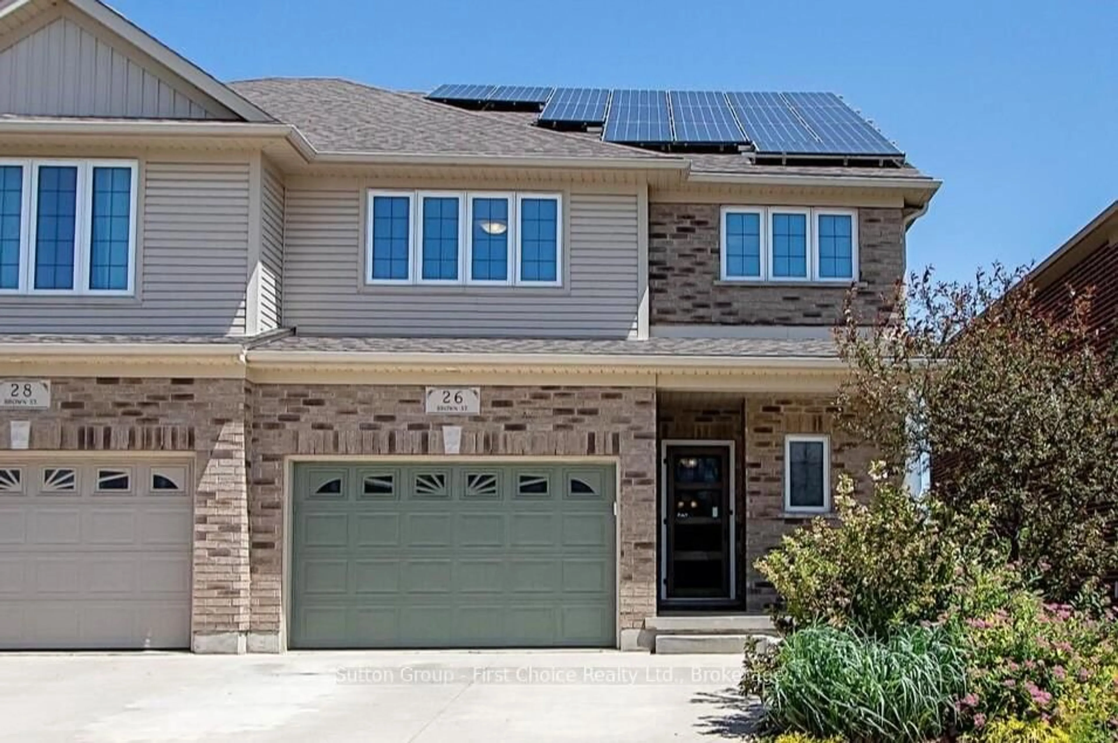 Home with brick exterior material, street for 26 Brown St, Stratford Ontario N5A 0B8