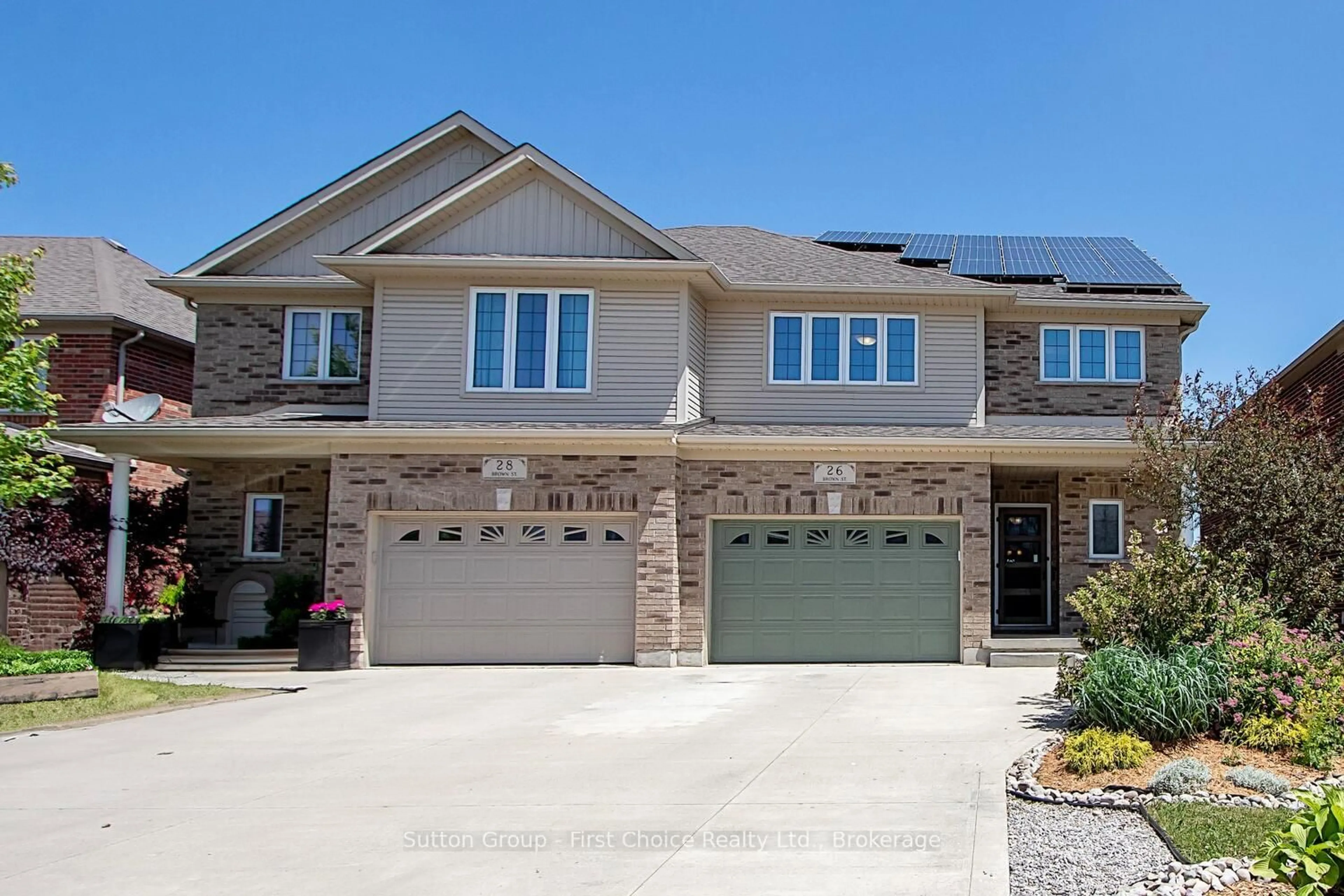Home with brick exterior material, street for 26 Brown St, Stratford Ontario N5A 0B8
