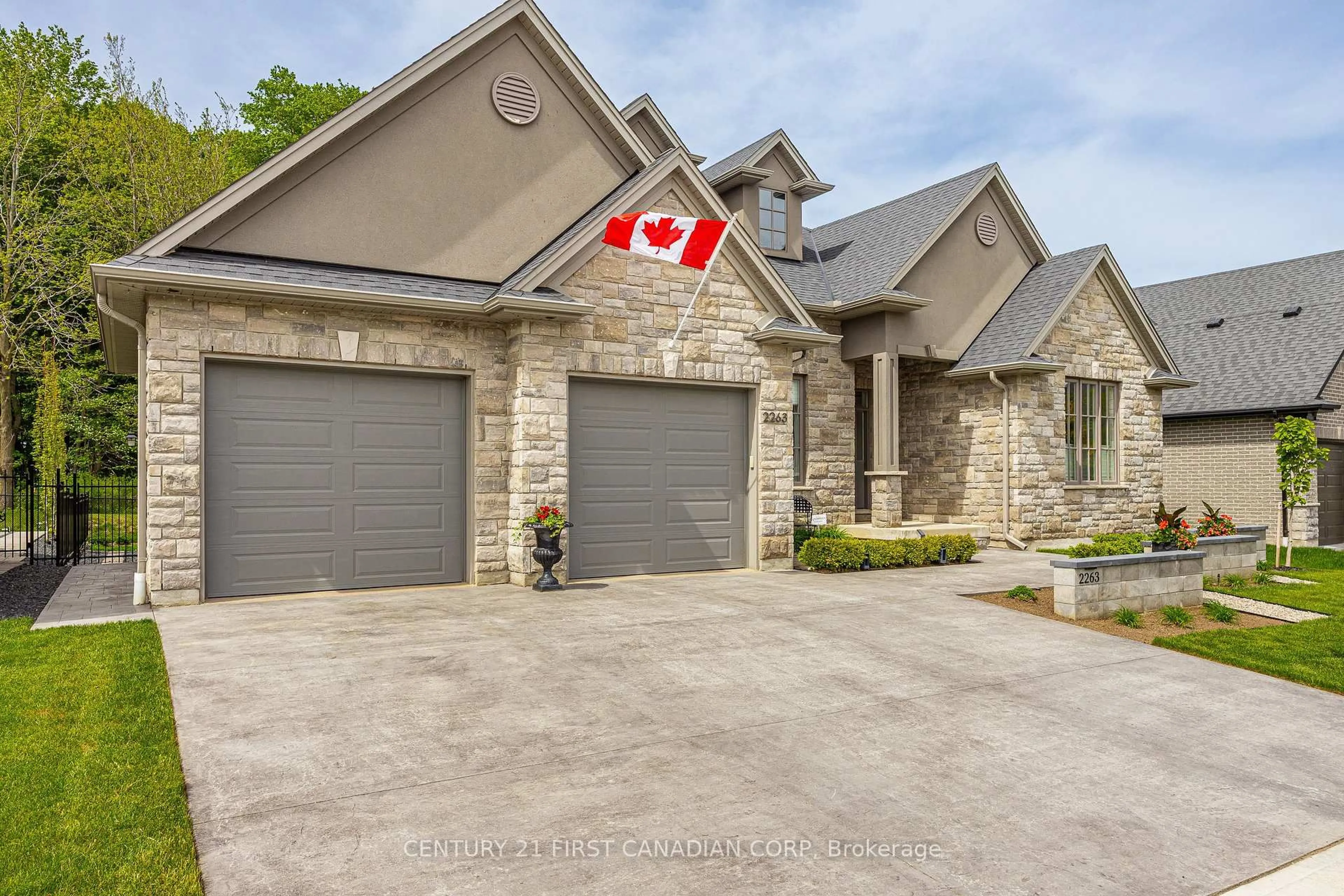 Home with brick exterior material, street for 2263 Dauncey Cres, London North Ontario N5X 3Z1