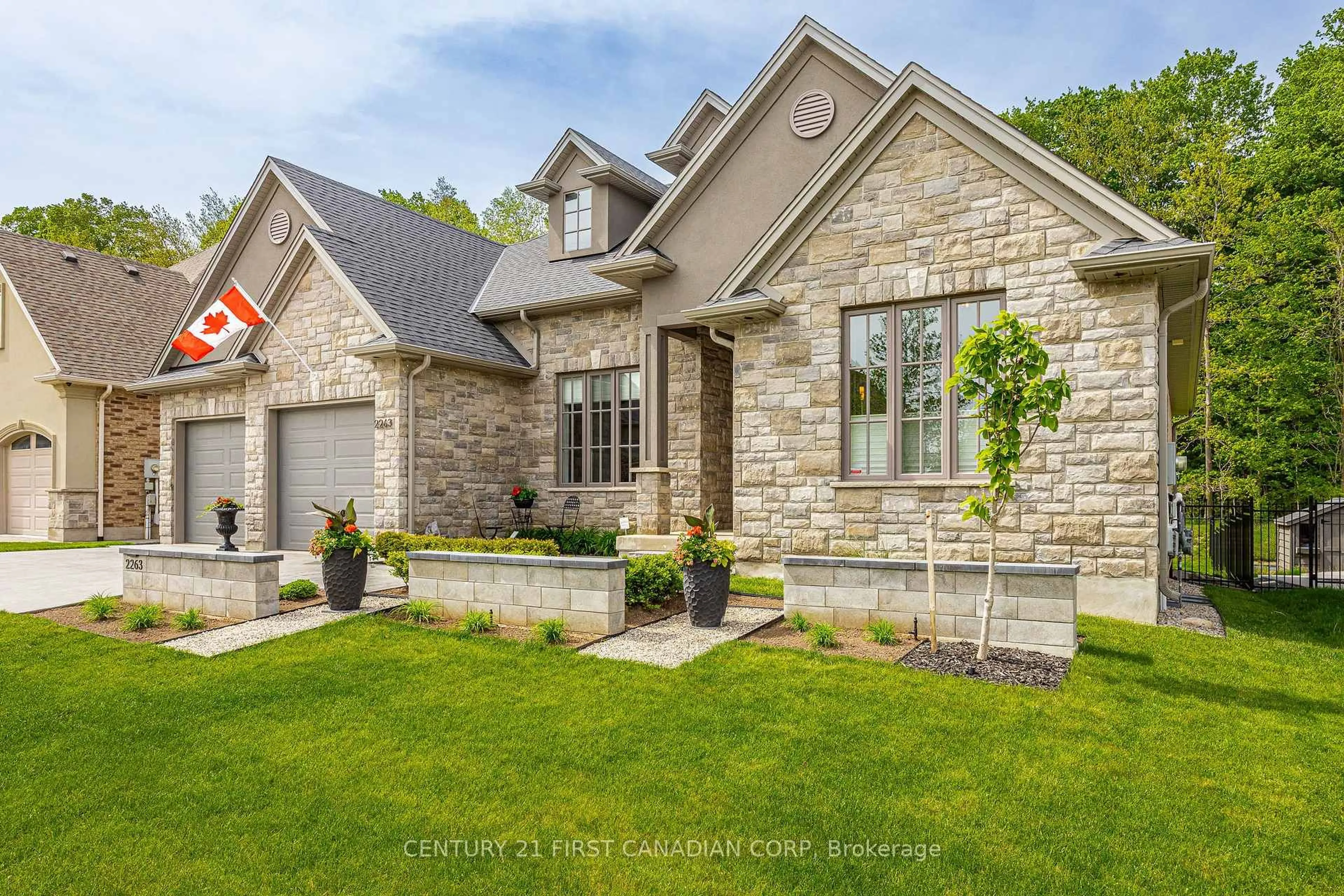Home with brick exterior material, street for 2263 Dauncey Cres, London North Ontario N5X 3Z1