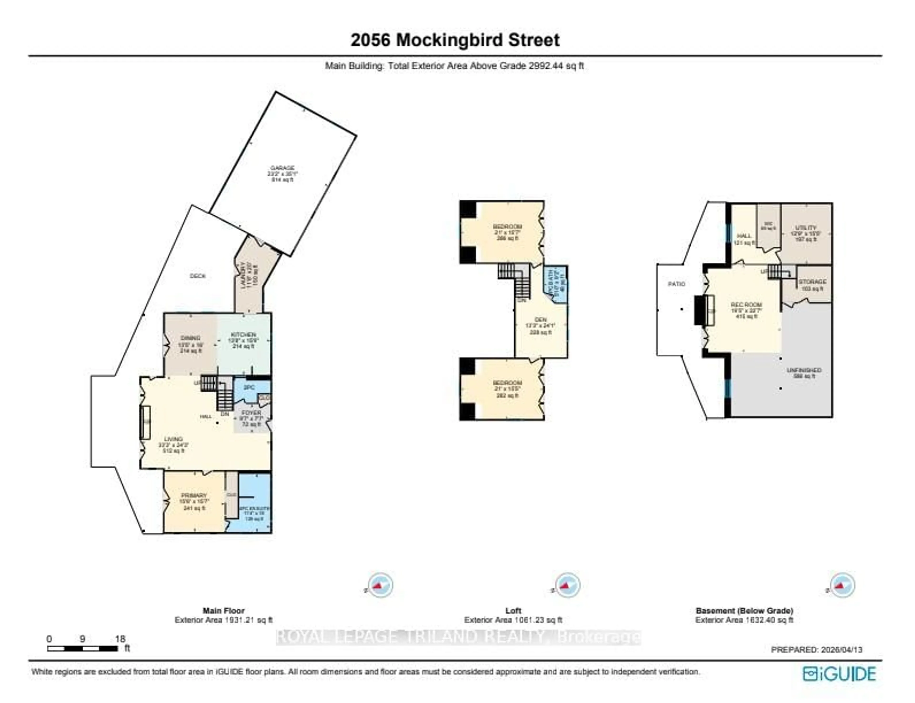 Floor plan for 2056 Mockingbird St, Strathroy-Caradoc Ontario N0L 1W0