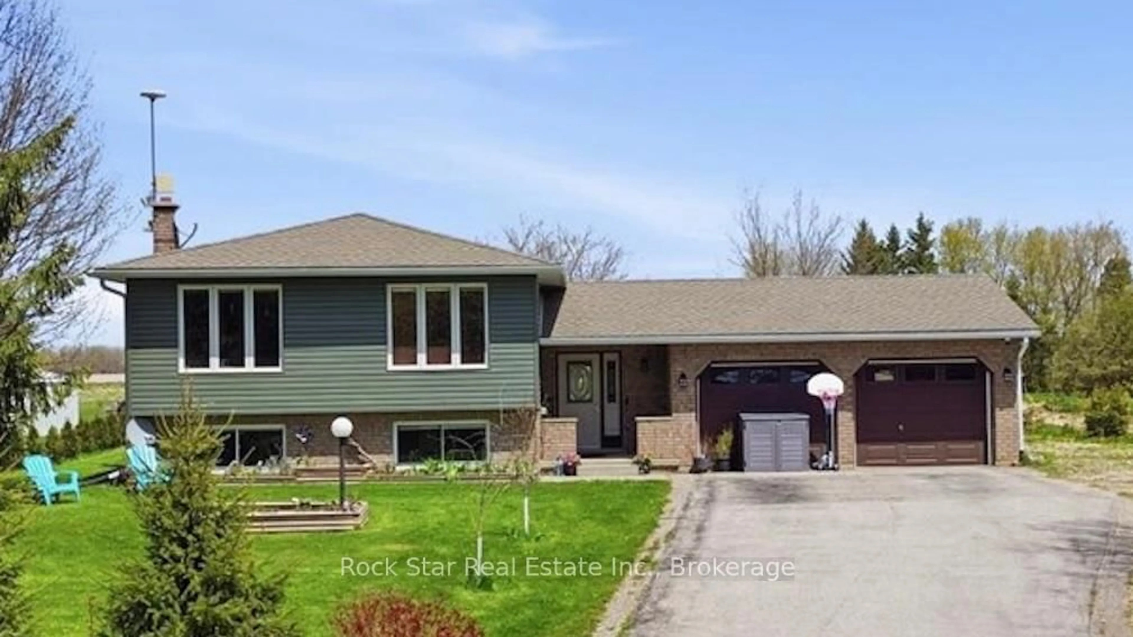 Home with vinyl exterior material, street for 9487 Maas Park Dr, Wellington North Ontario N0G 2L0
