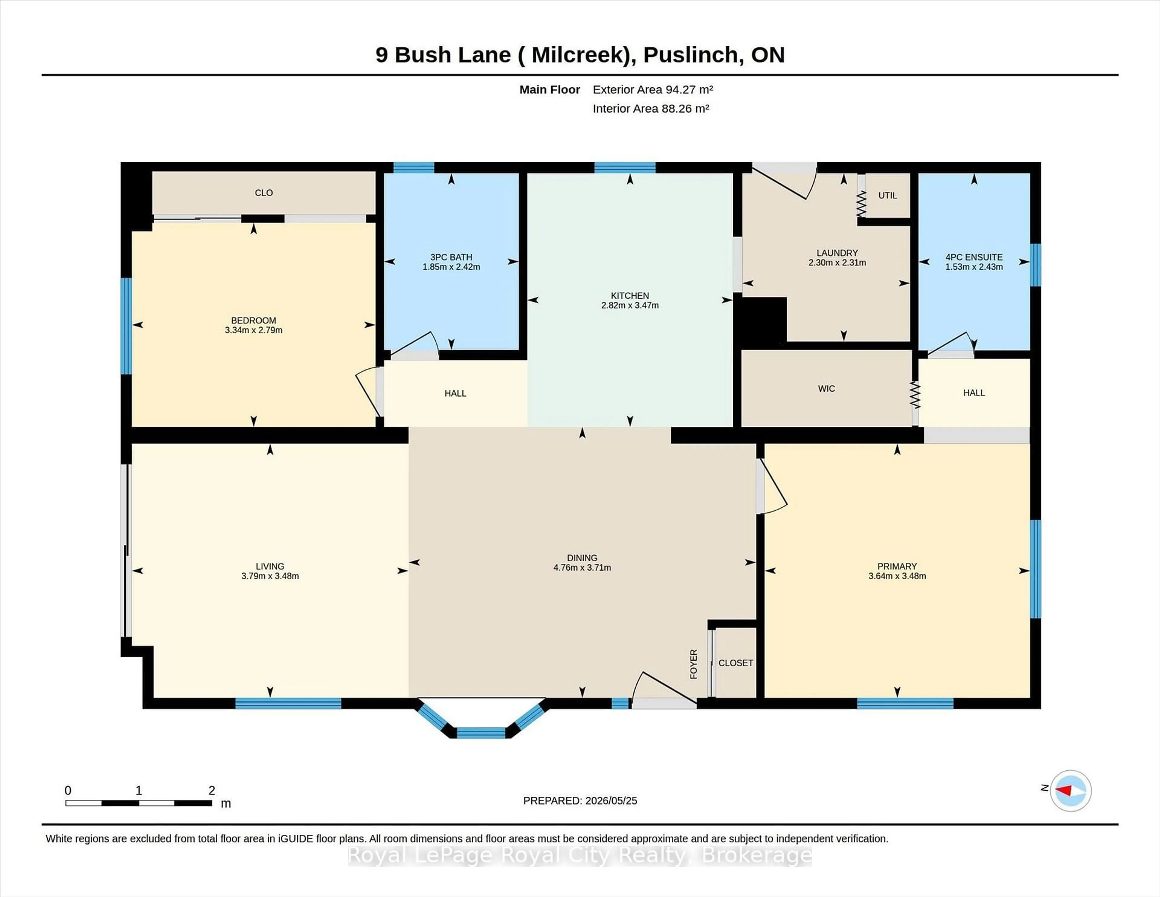 Floor plan for 9 Bush Lane, Puslinch Ontario N0B 2J0