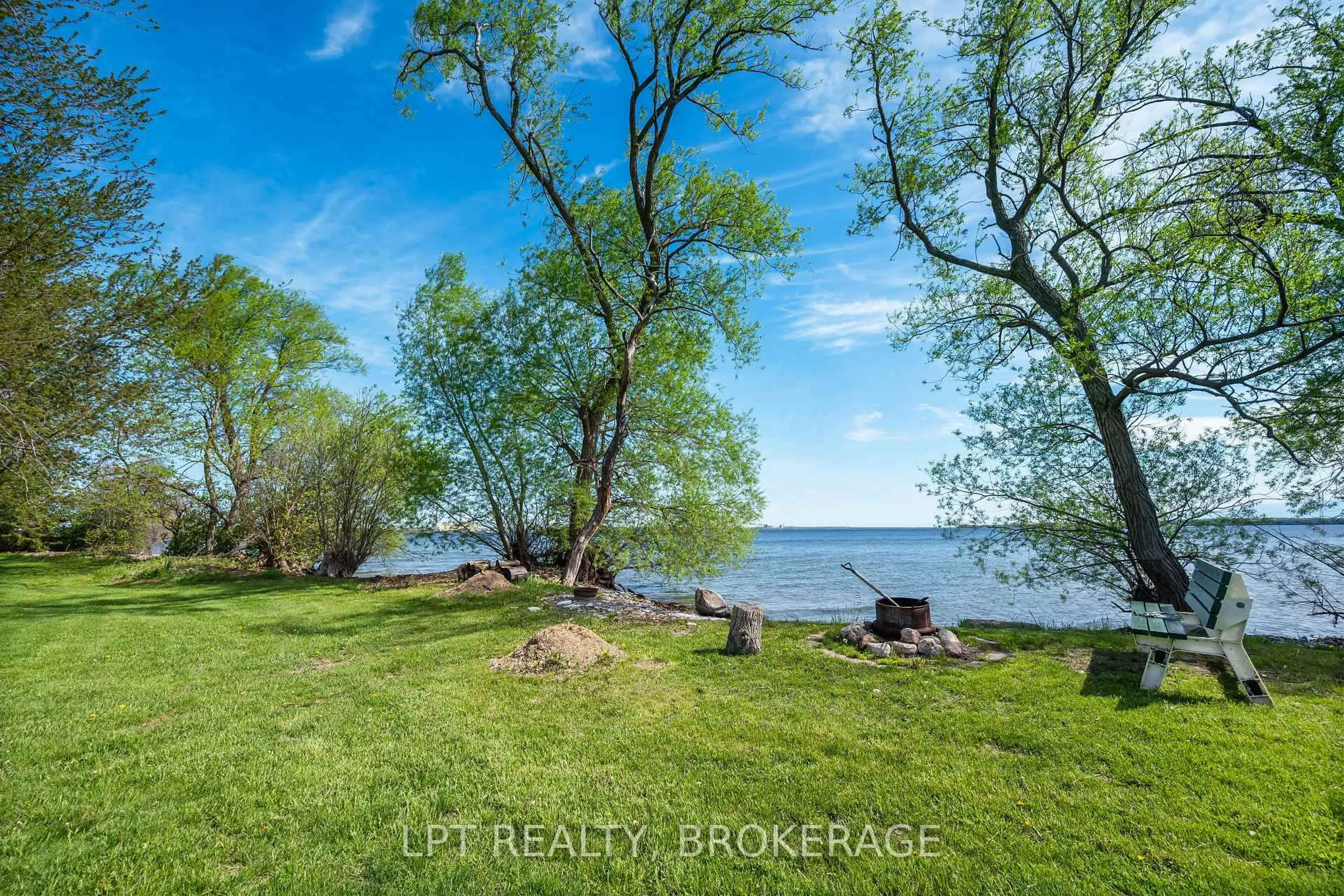 A pic from outside/outdoor area/front of a property/back of a property/a pic from drone, water/lake/river/ocean view for 0-159 Point Pleasant Lane, Prince Edward County Ontario K0K 2T0