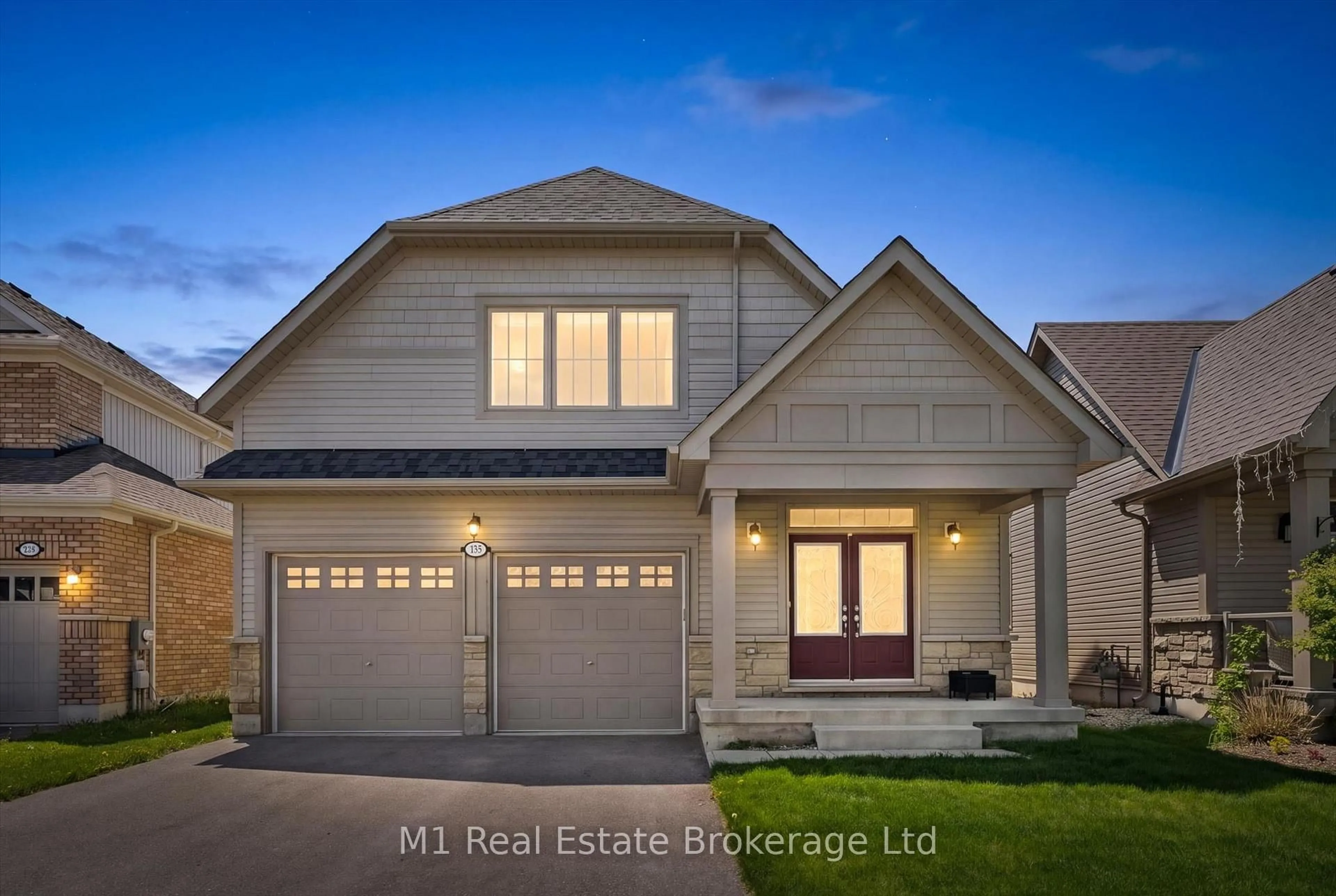 Home with brick exterior material, street for 135 Farley Rd, Centre Wellington Ontario N1M 0H2