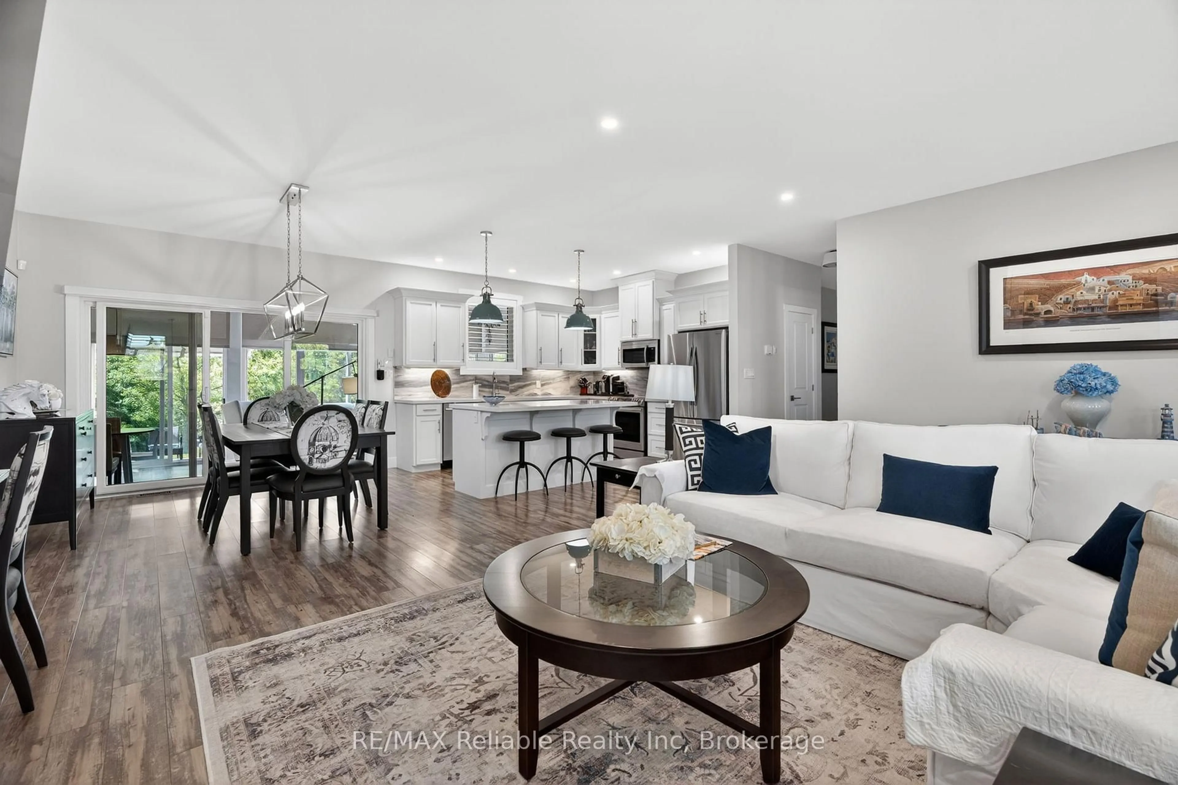 Open concept kitchen, unknown for 8 Fawn Creek Lane, Bluewater Ontario N0M 1G0