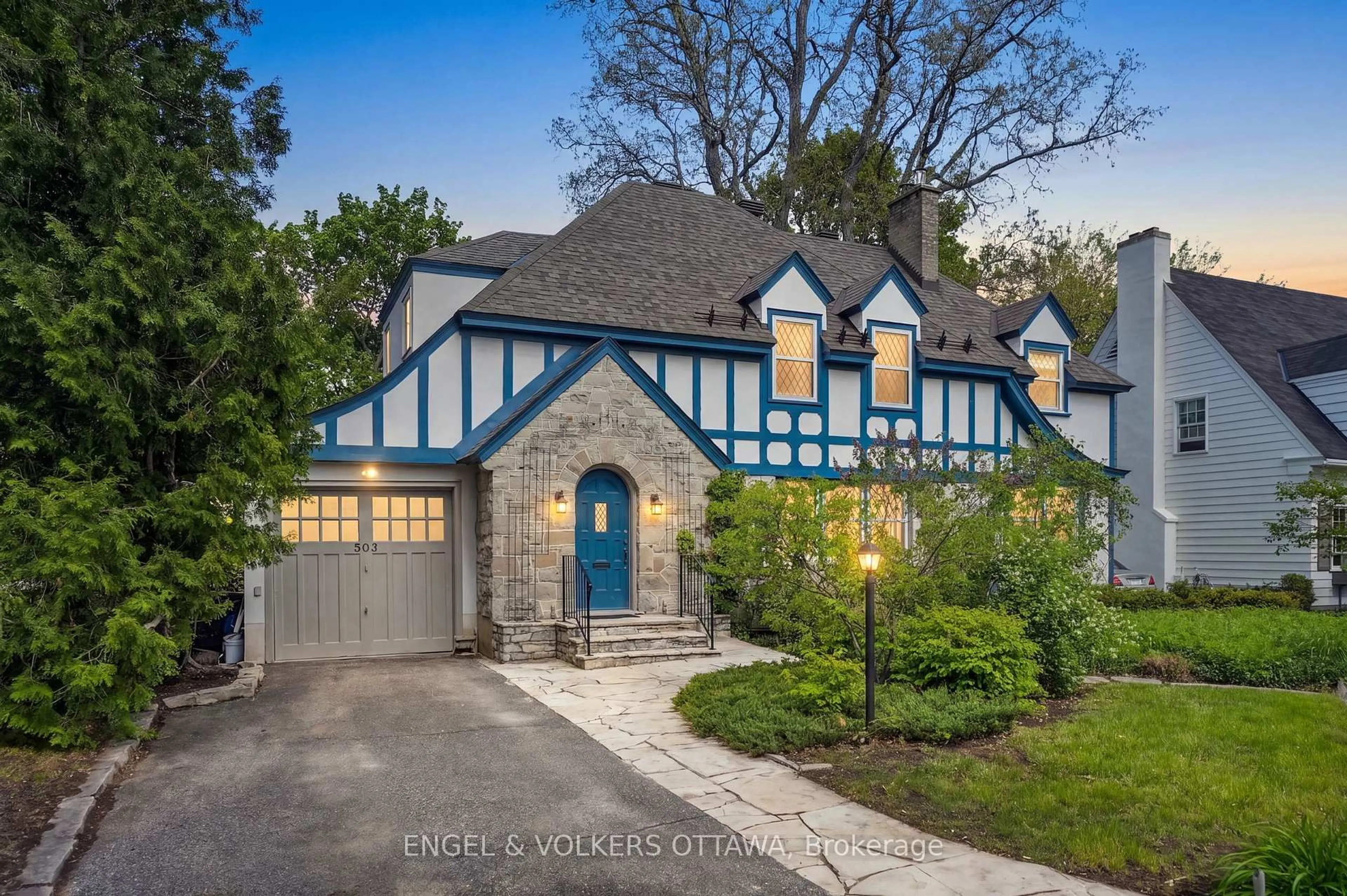 Home with brick exterior material, street for 503 Piccadilly Ave, Ottawa Ontario K1Y 0H7