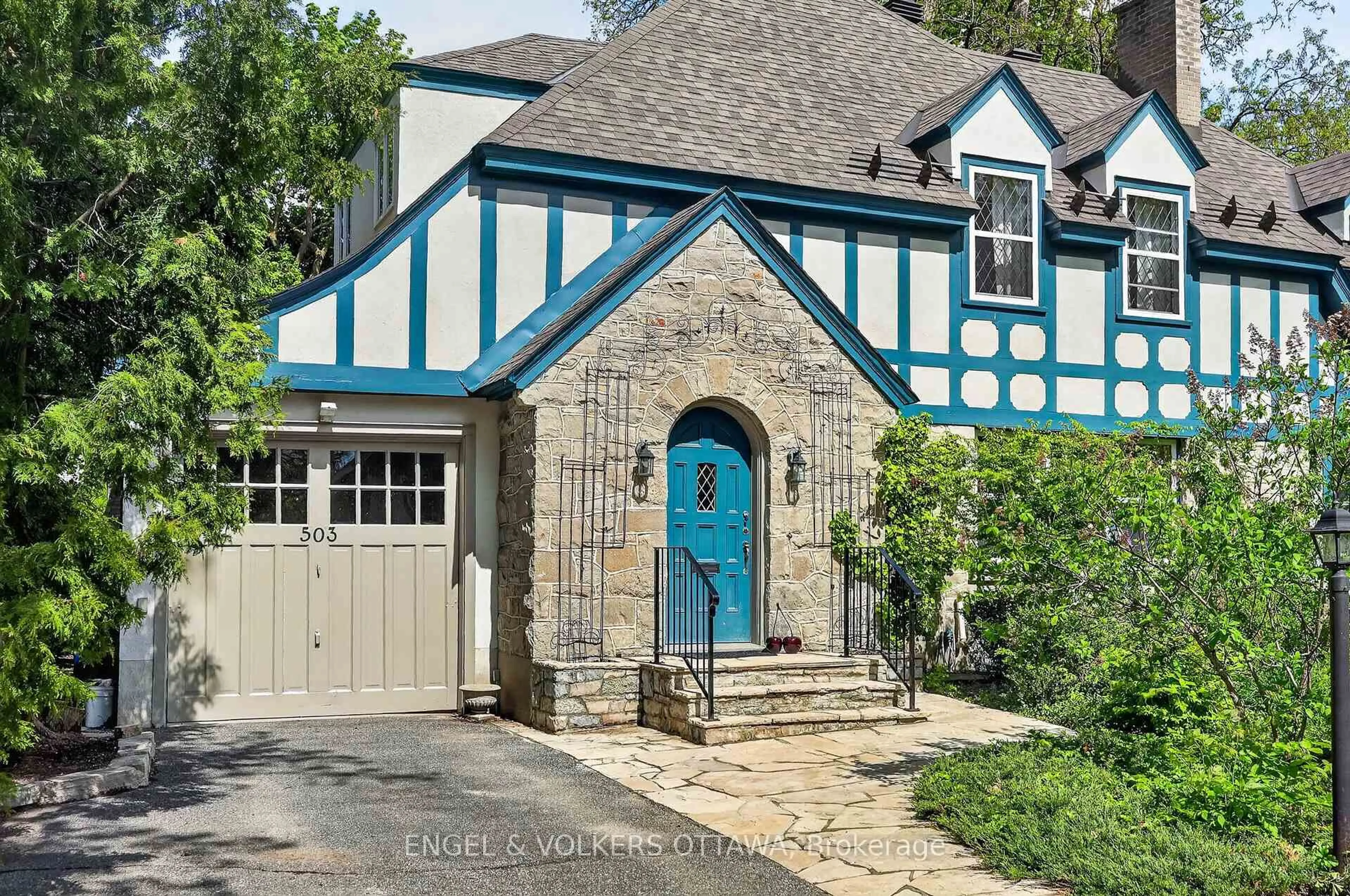 Home with brick exterior material, street for 503 Piccadilly Ave, Ottawa Ontario K1Y 0H7