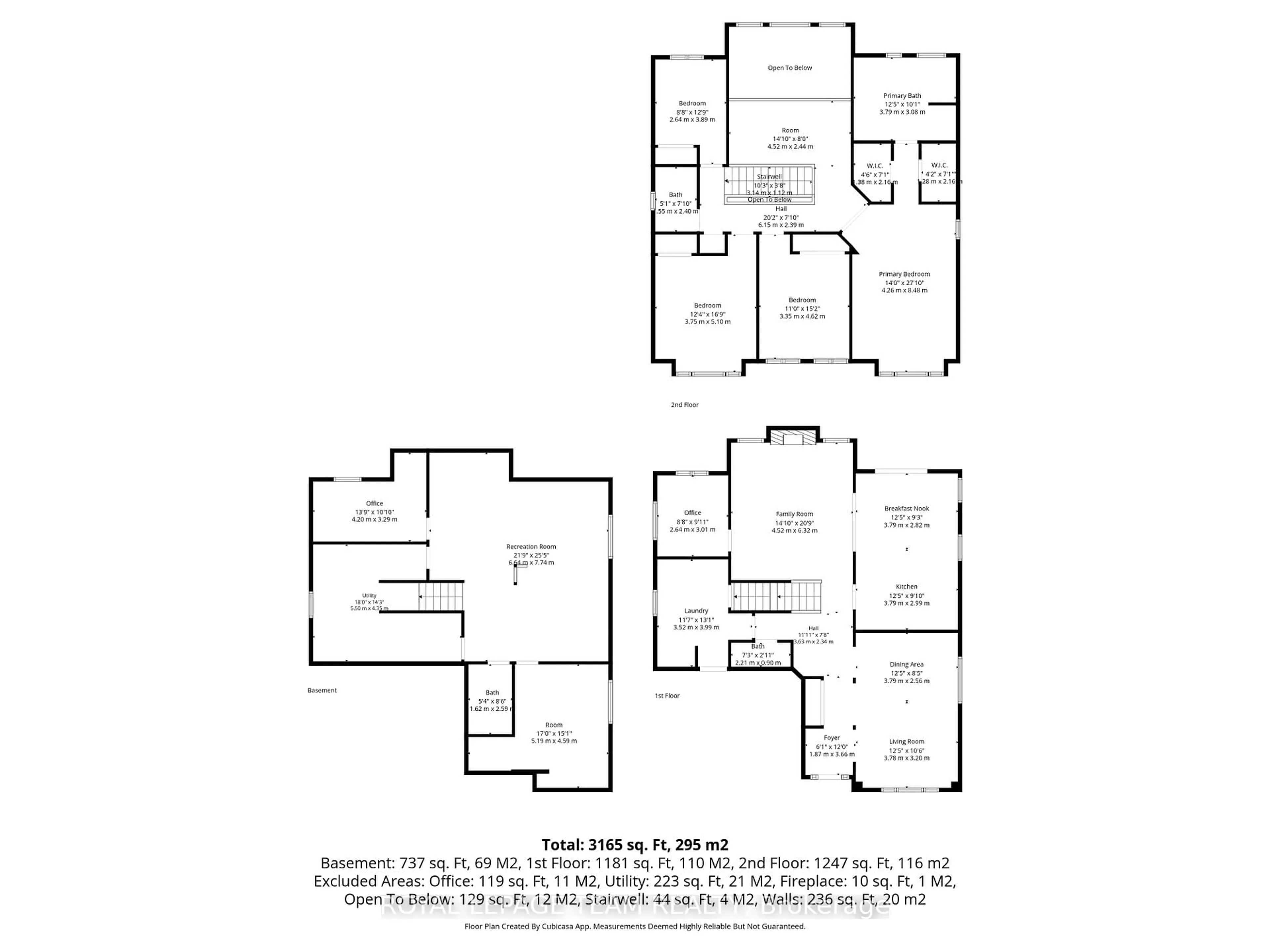 Floor plan for 110 West Ridge Dr, Ottawa Ontario K2S 2H1