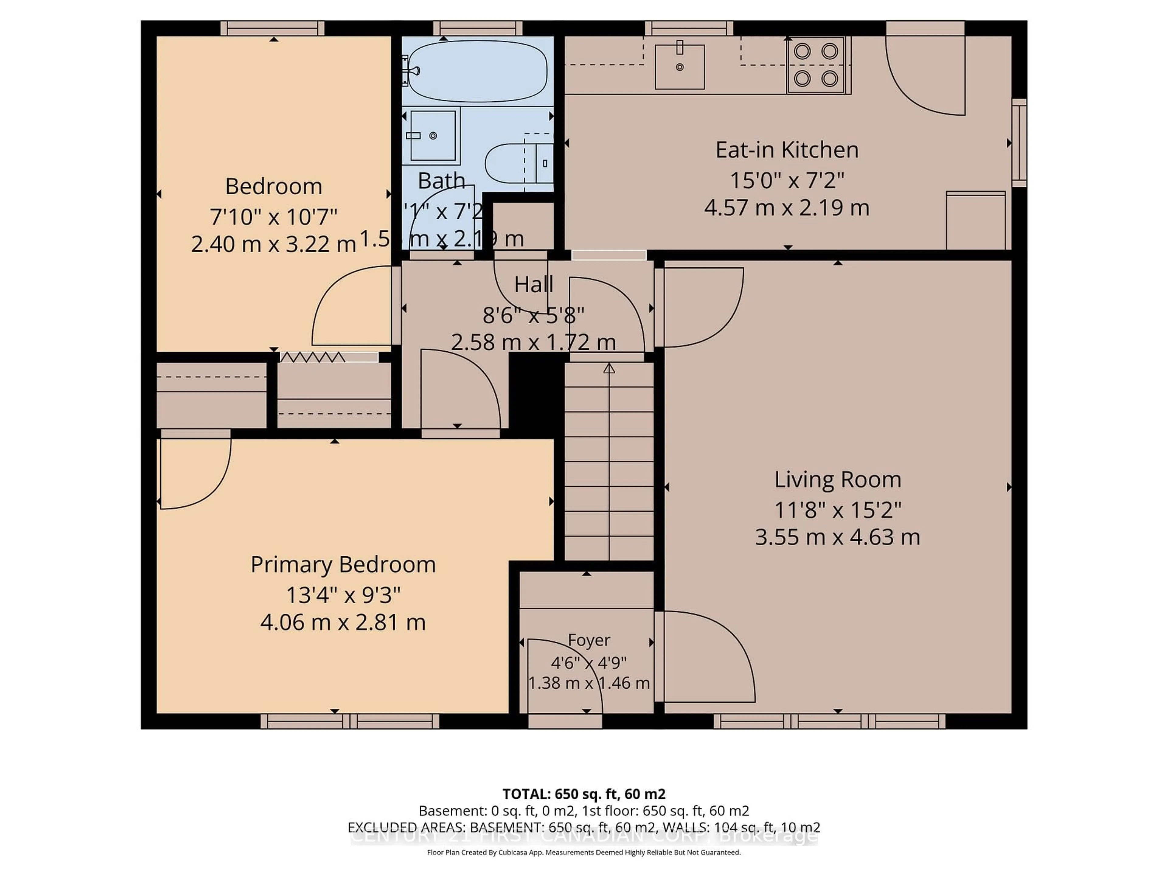 Floor plan for 261 Short Ave, London East Ontario N5W 1W3