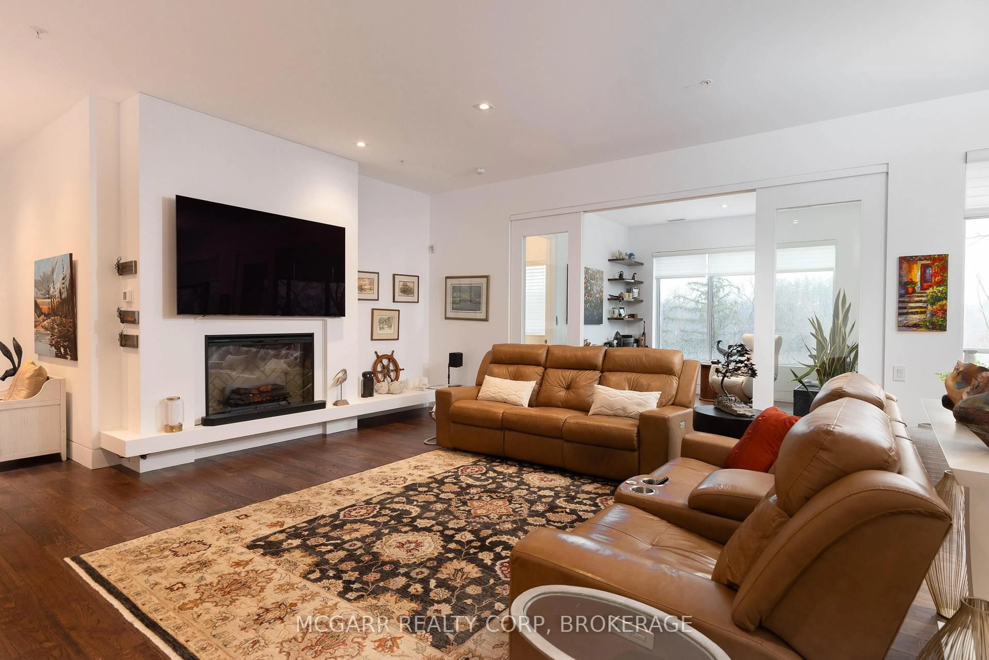 Living room with furniture, unknown for 77 Yates St #401, St. Catharines Ontario L2R 5R7