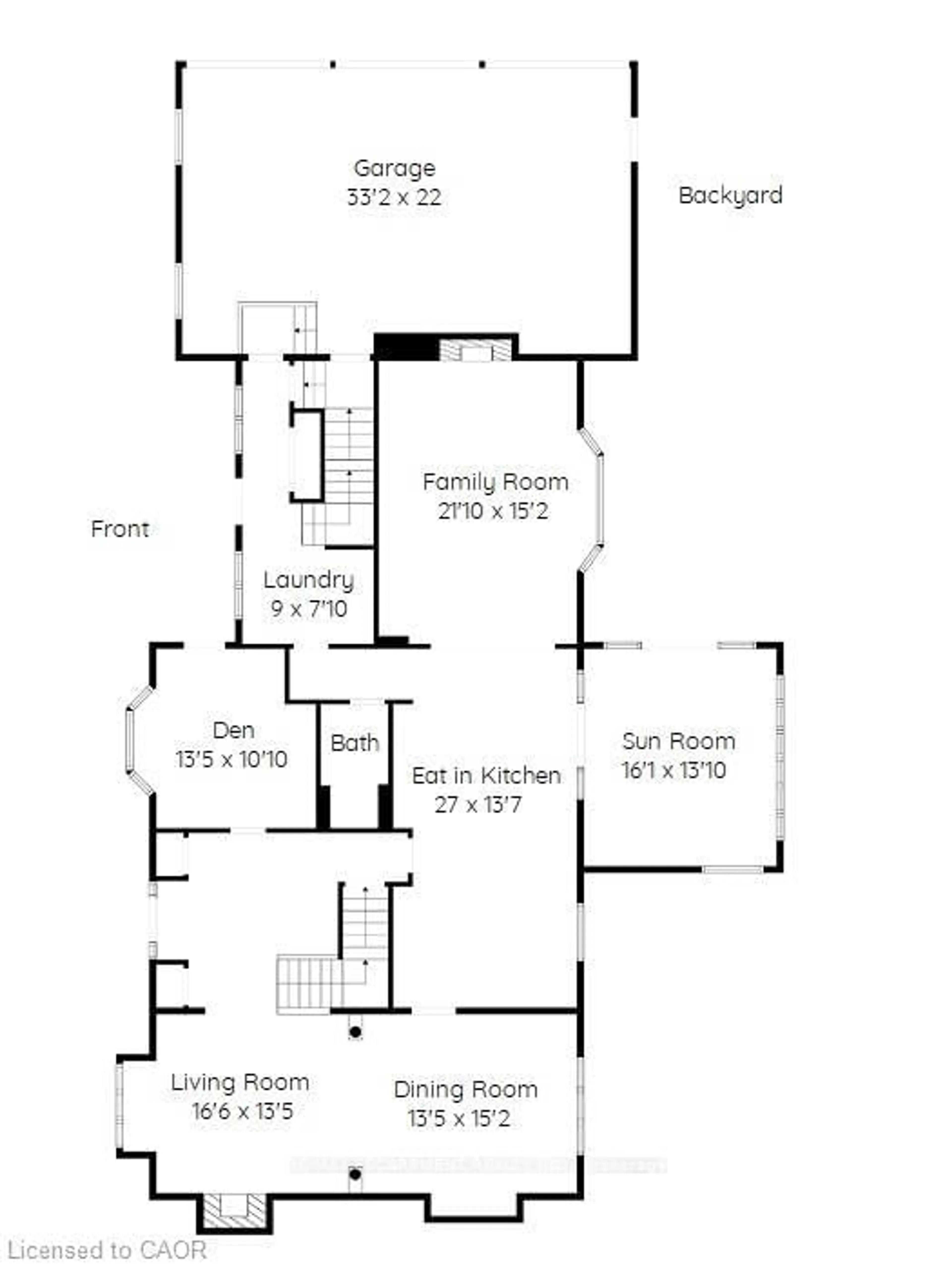 Floor plan for 712 Robson Rd, Hamilton Ontario L8B 1H1