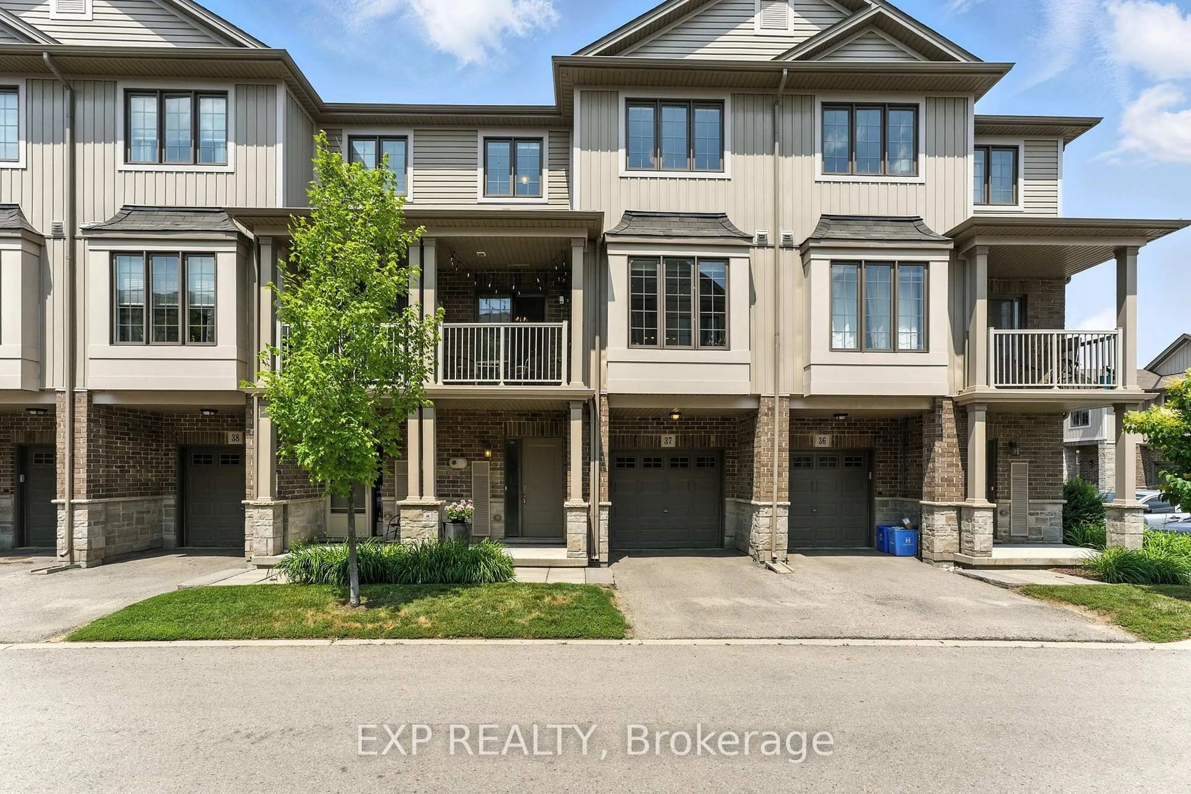 A pic from outside/outdoor area/front of a property/back of a property/a pic from drone, street for 377 Glancaster Rd #Unit 37, Hamilton Ontario L9G 0G4
