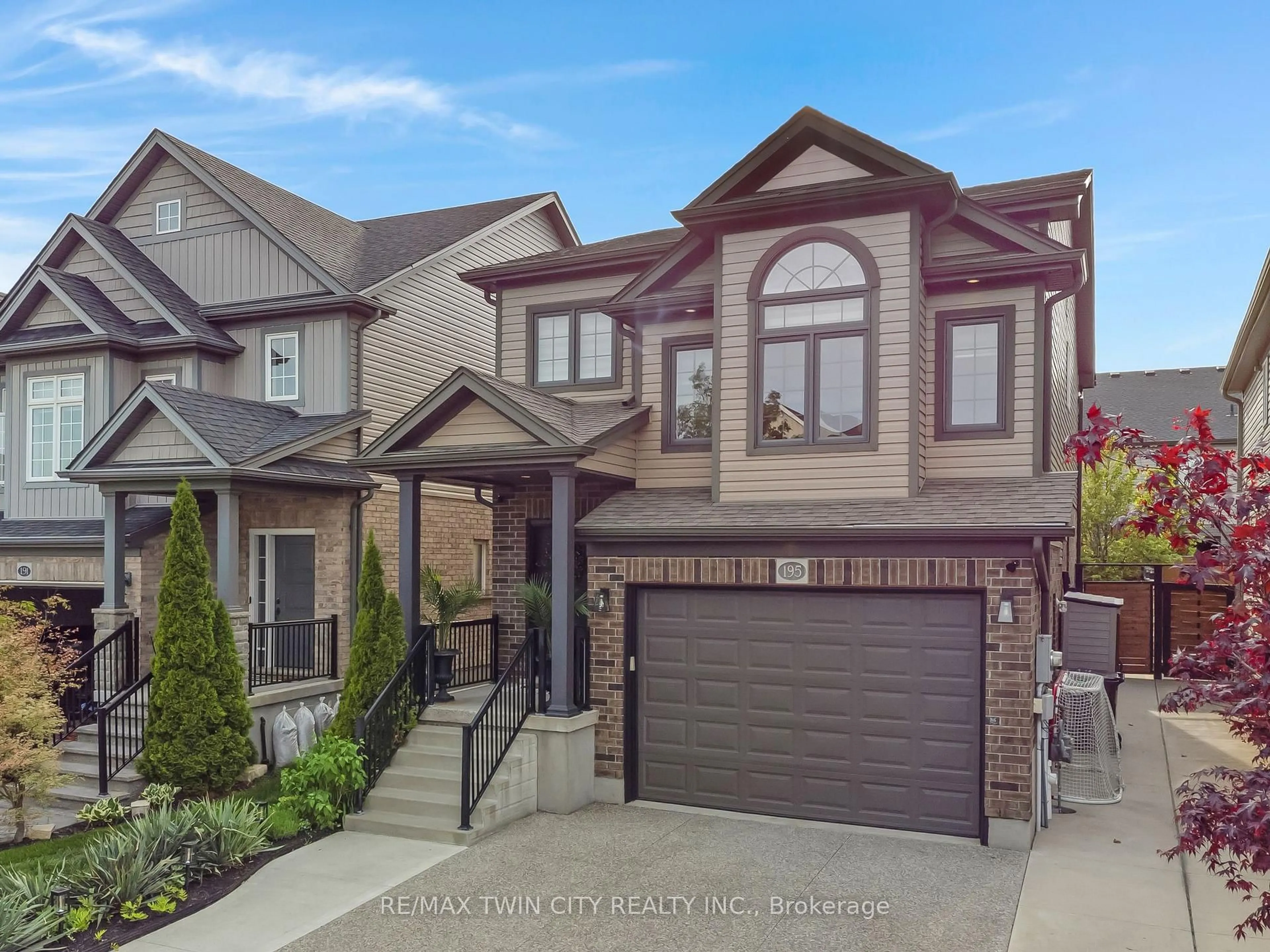 Home with brick exterior material, street for 195 Hardcastle Dr, Cambridge Ontario N1S 0A8