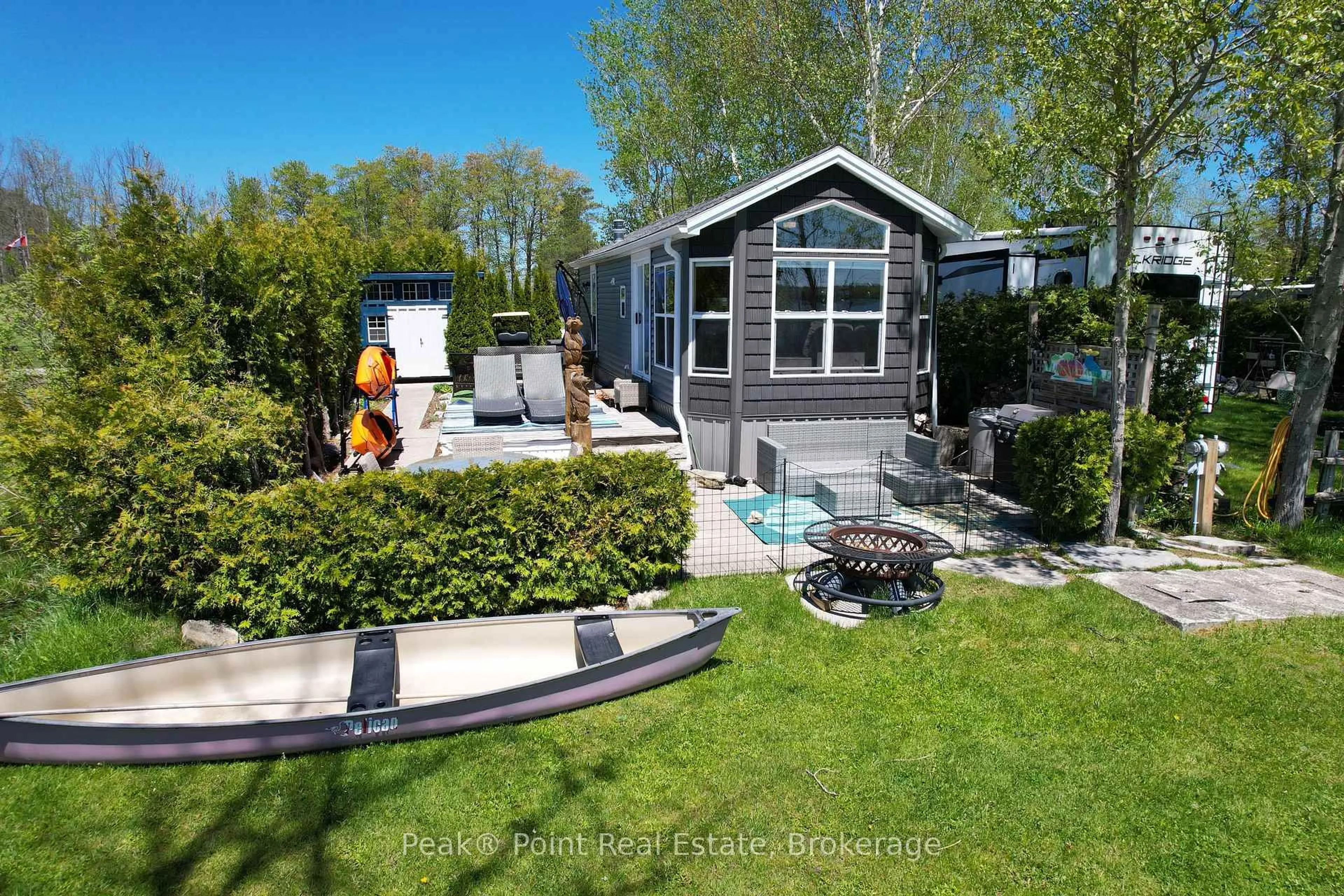 A pic from outside/outdoor area/front of a property/back of a property/a pic from drone, water/lake/river/ocean view for 274 SPRY LAKE Rd #CAMPSITE #1, South Bruce Peninsula Ontario N0H 2G0