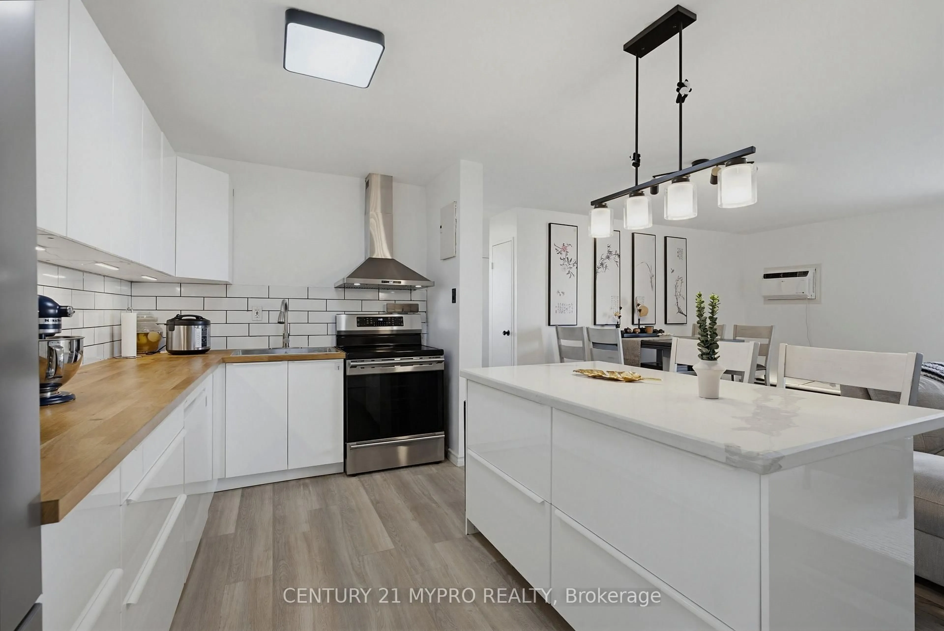 Open concept kitchen, ceramic/tile floor for 563 Mornington Ave #708, London East Ontario N5Y 4T8