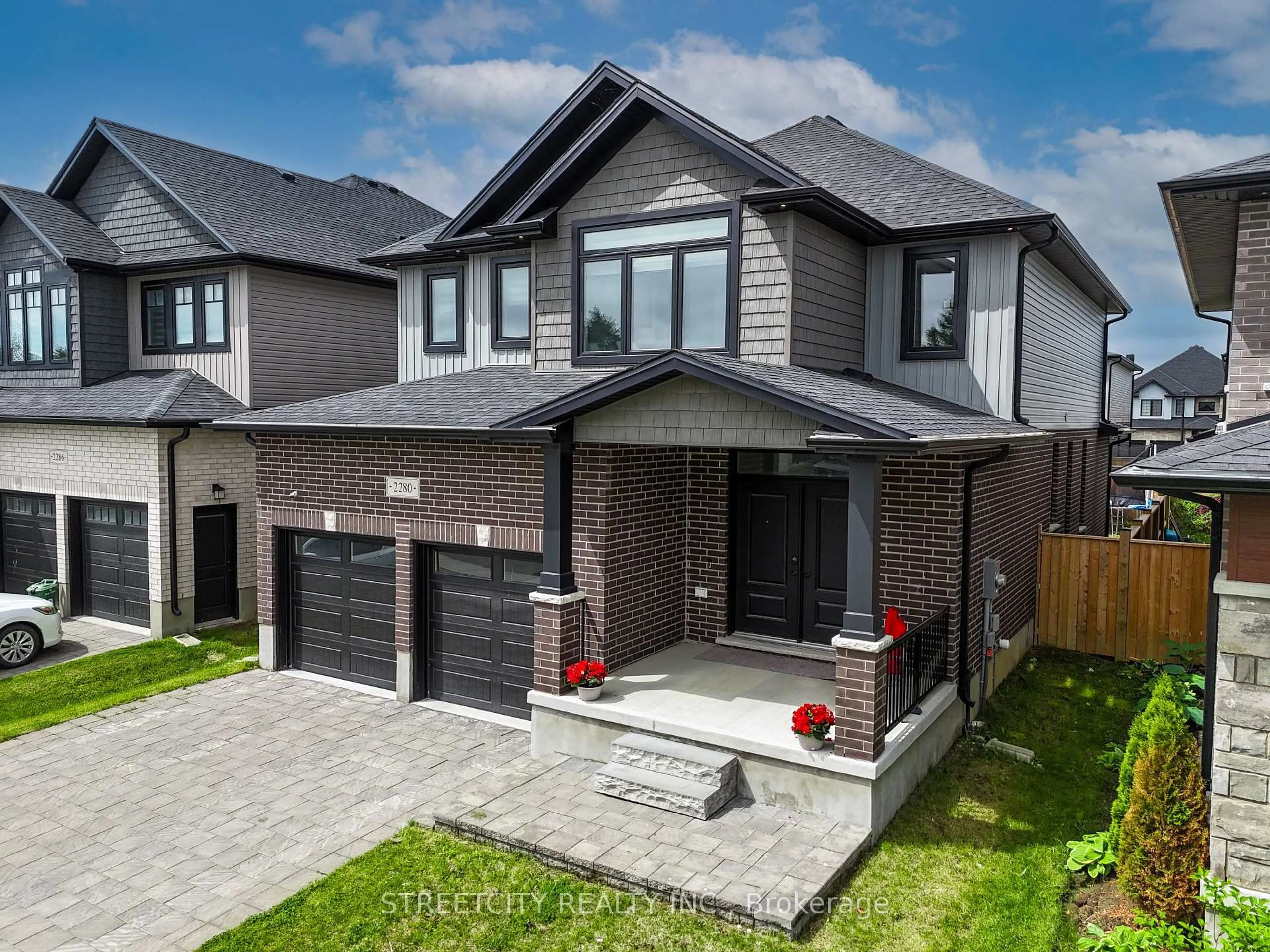 Home with brick exterior material, street for 2280 Tokala Tr, London North Ontario N6G 0V6