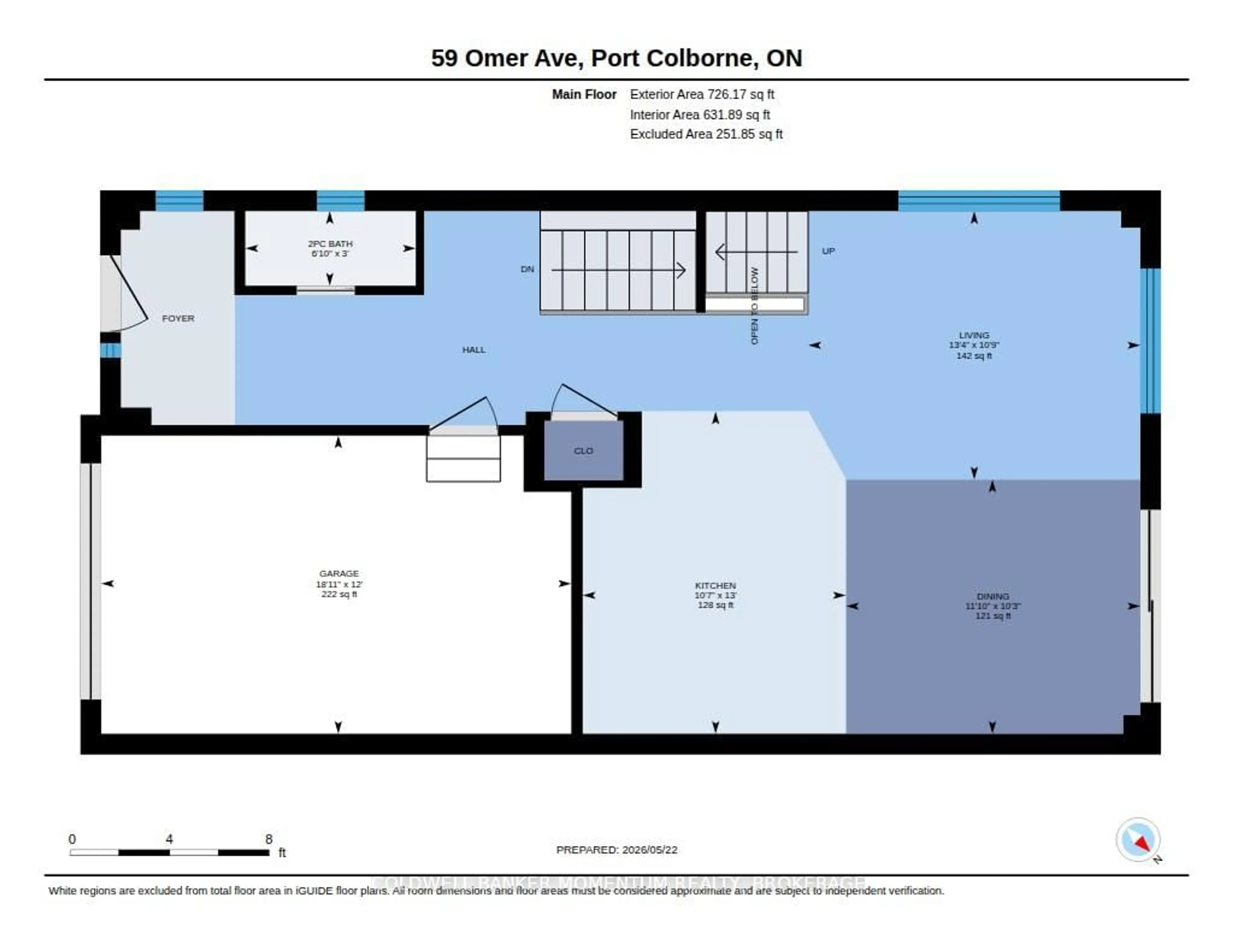 Floor plan for 59 Omer Ave, Port Colborne Ontario L3K 0B7