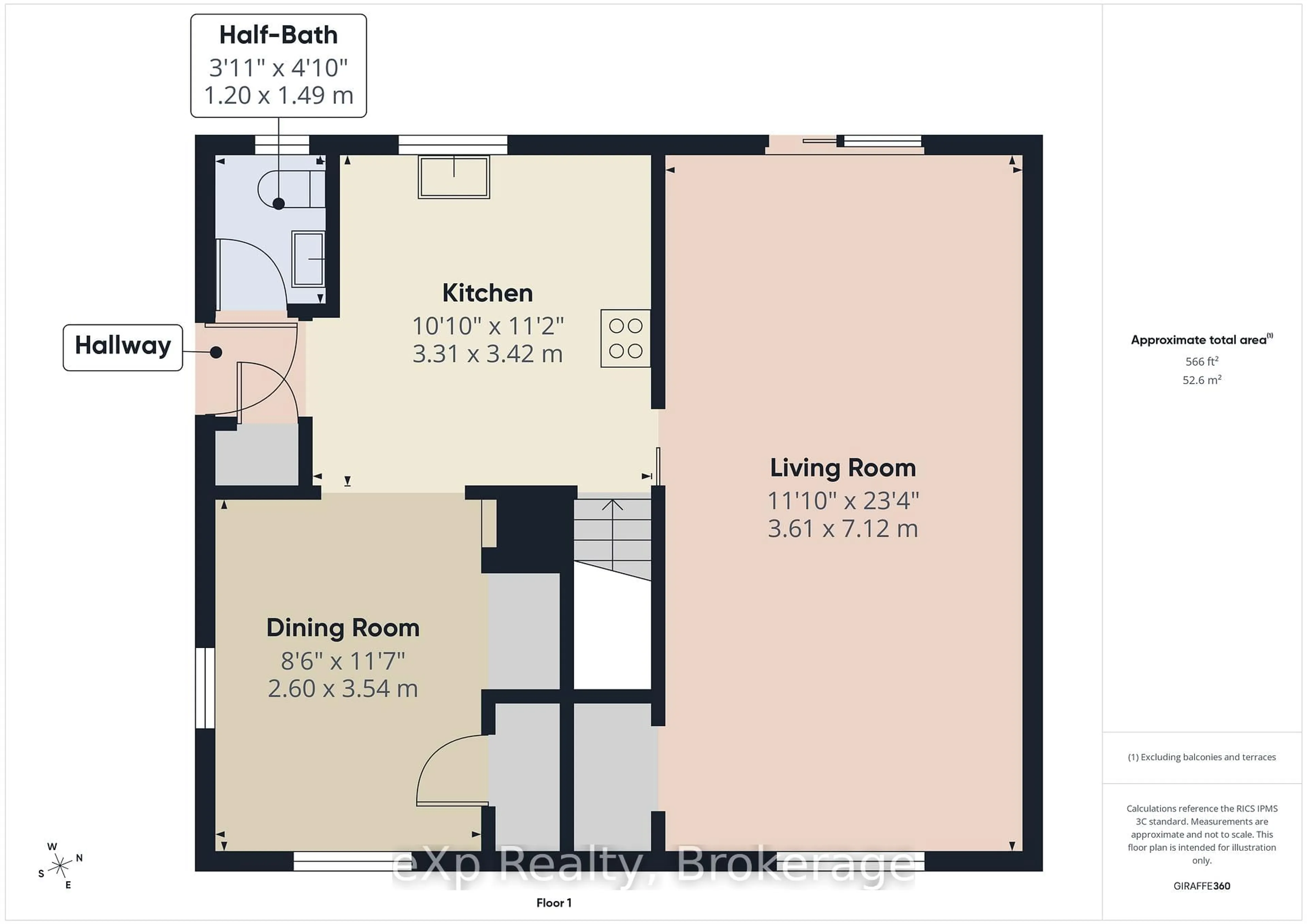 Floor plan for 419 Colborne St, Brockton Ontario N0G 2V0