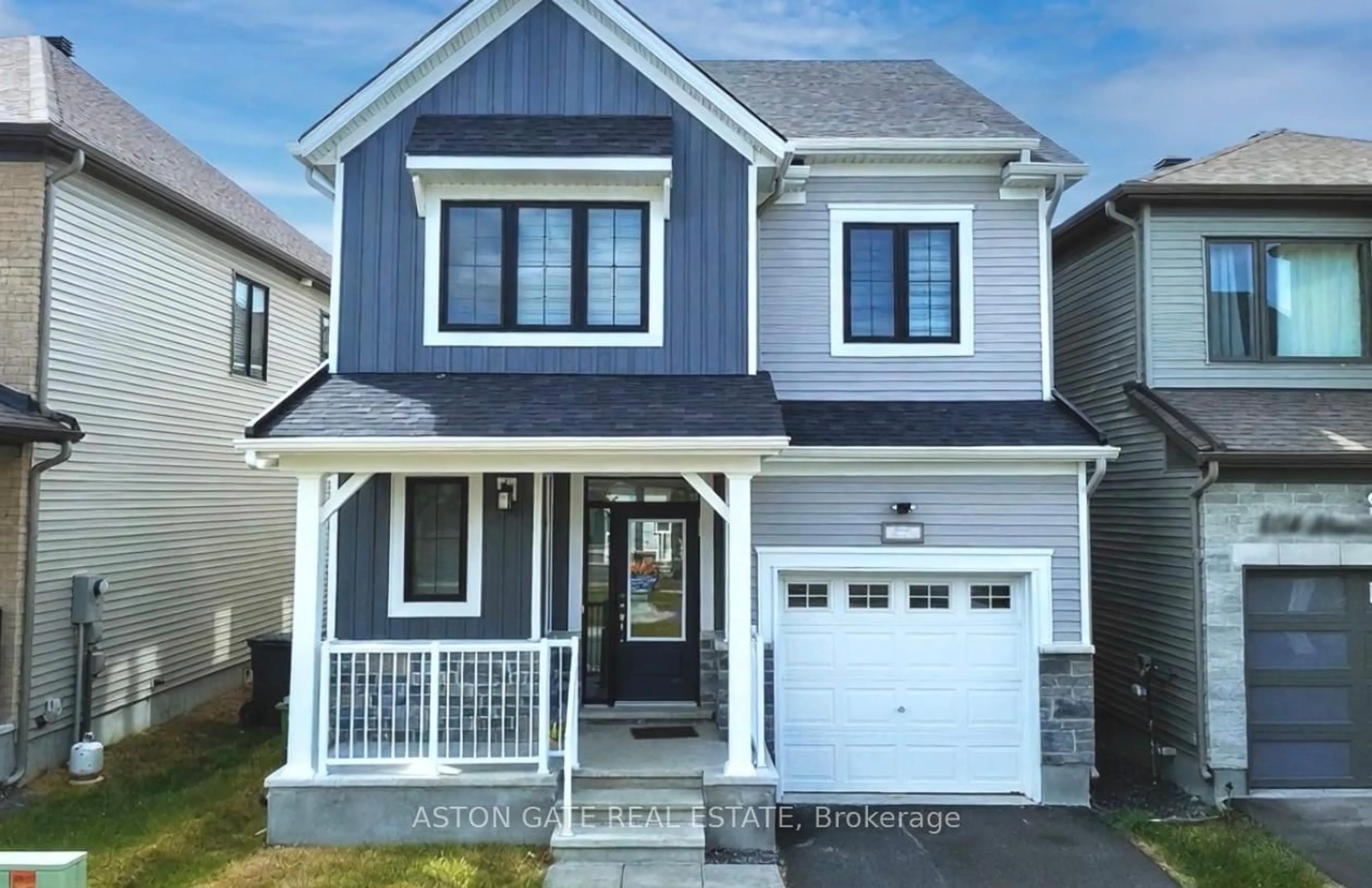 Home with vinyl exterior material, street for 856 Moonrise Terr, Ottawa Ontario K2J 6T1