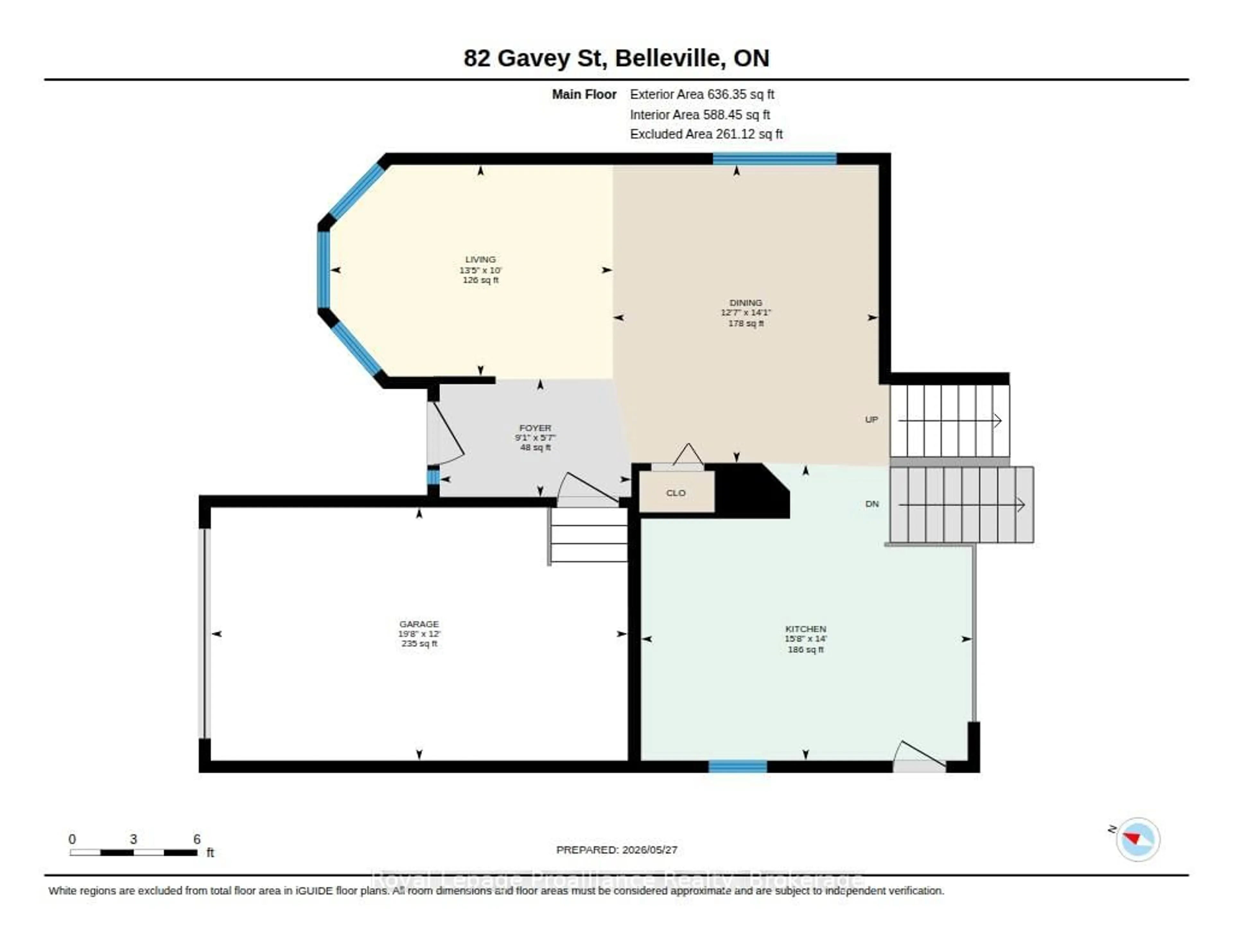 Floor plan for 82 Gavey St, Belleville Ontario K8N 0L8