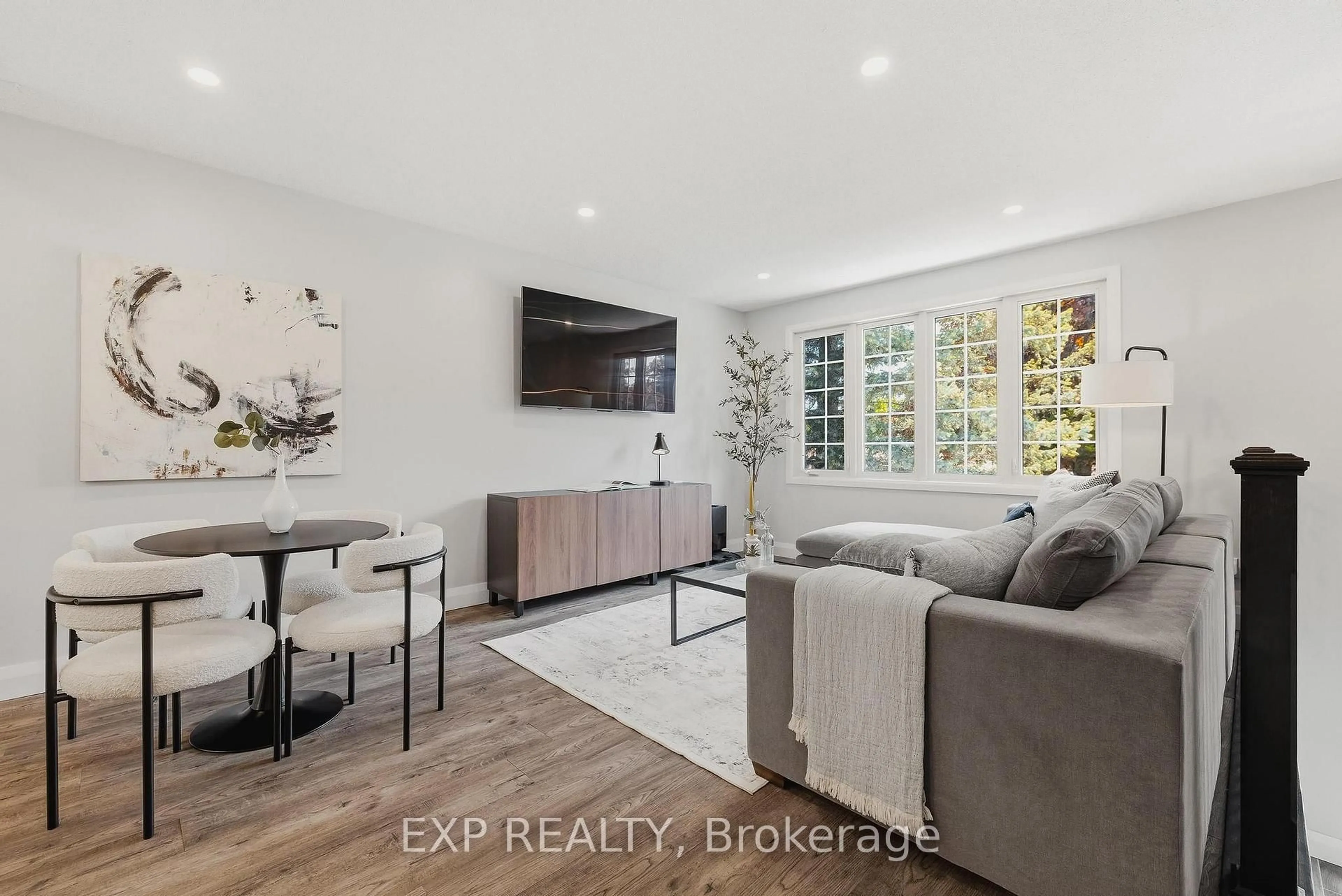 Living room with furniture, unknown for 62 Bechtel Dr, Kitchener Ontario N2P 1S8