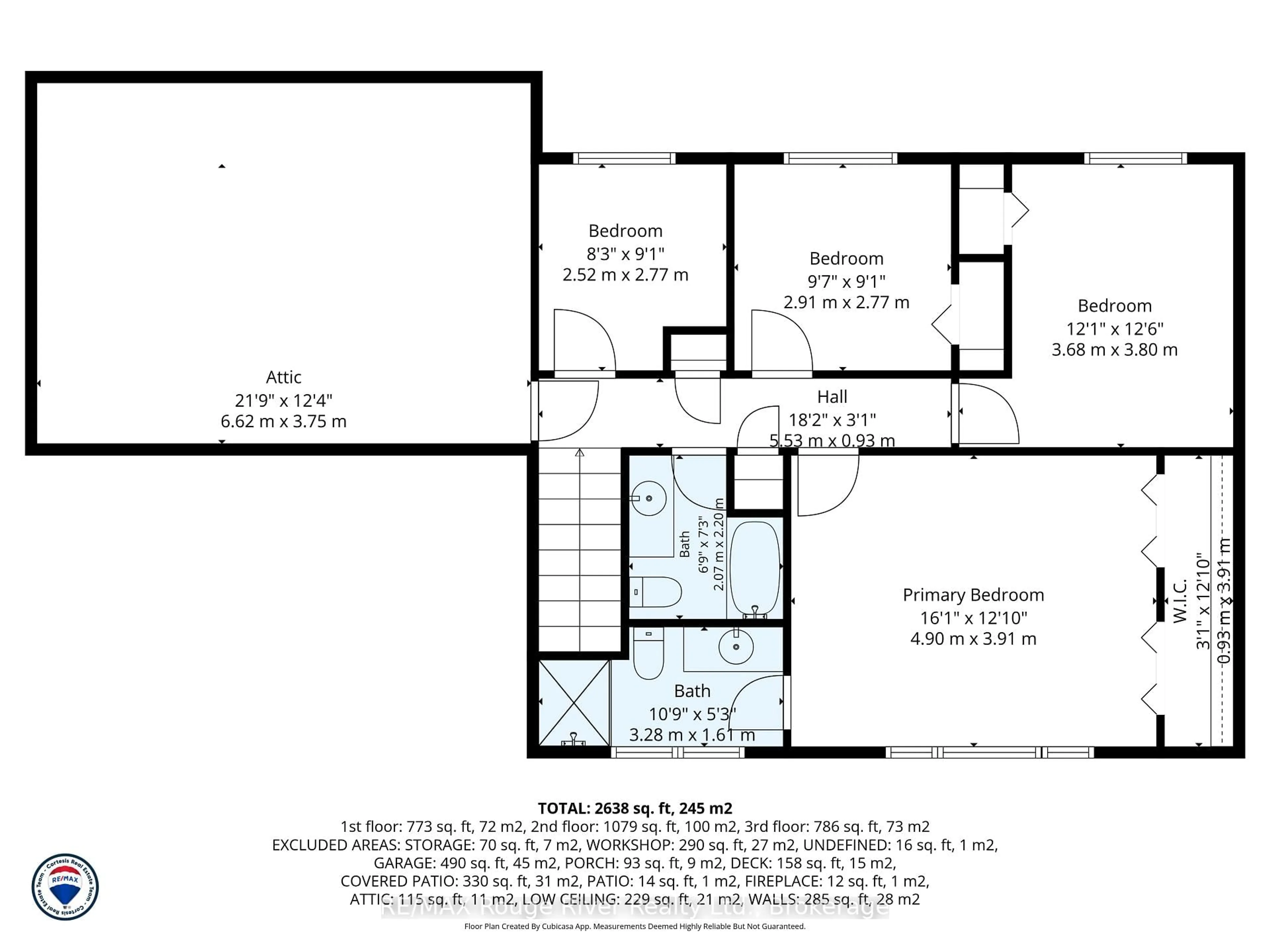 Floor plan for 1271 Ontario St, Cobourg Ontario K9A 3E1