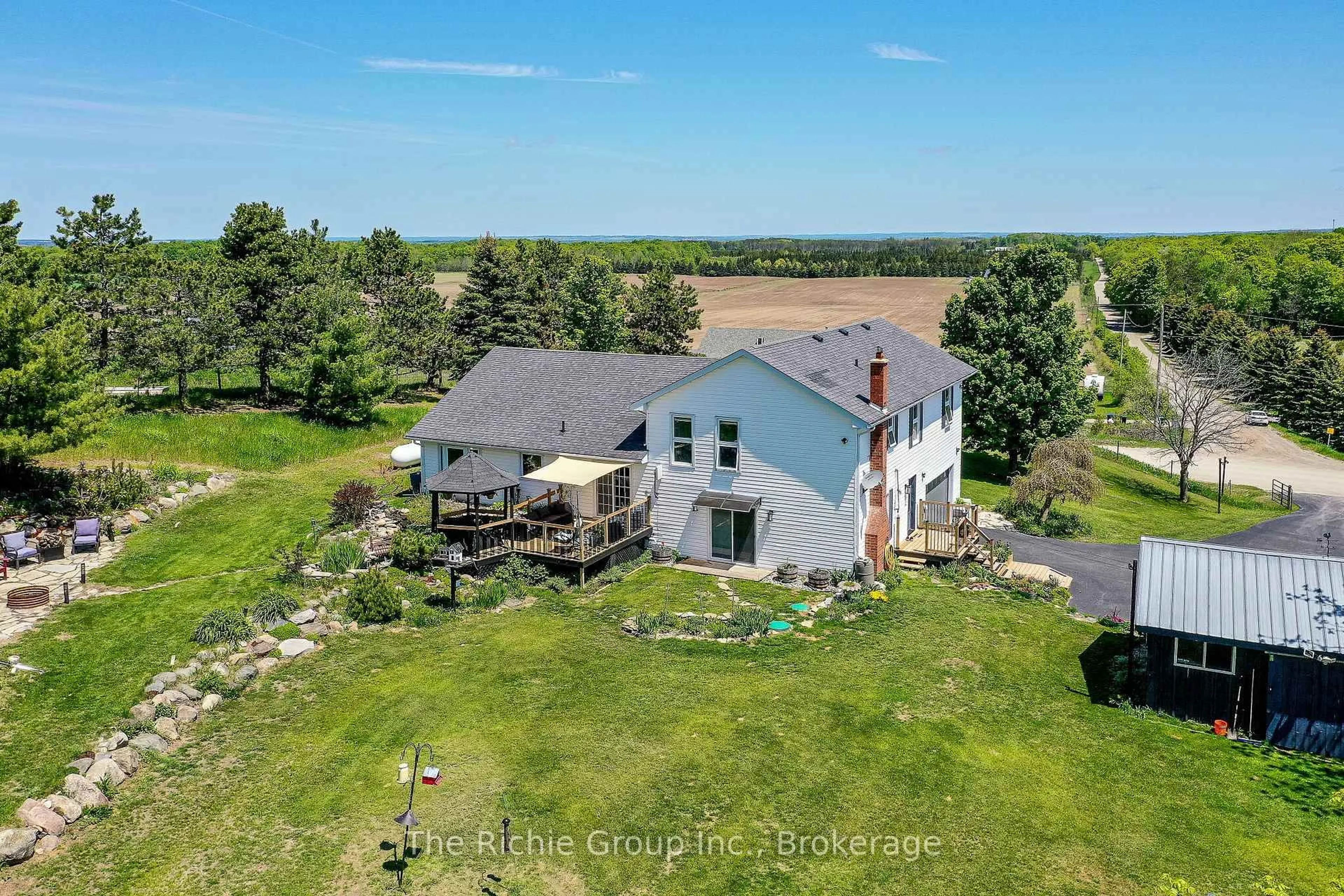 A pic from outside/outdoor area/front of a property/back of a property/a pic from drone, water/lake/river/ocean view for 994490 Mono-Adjala Townline, Mono Ontario L9W 6H6