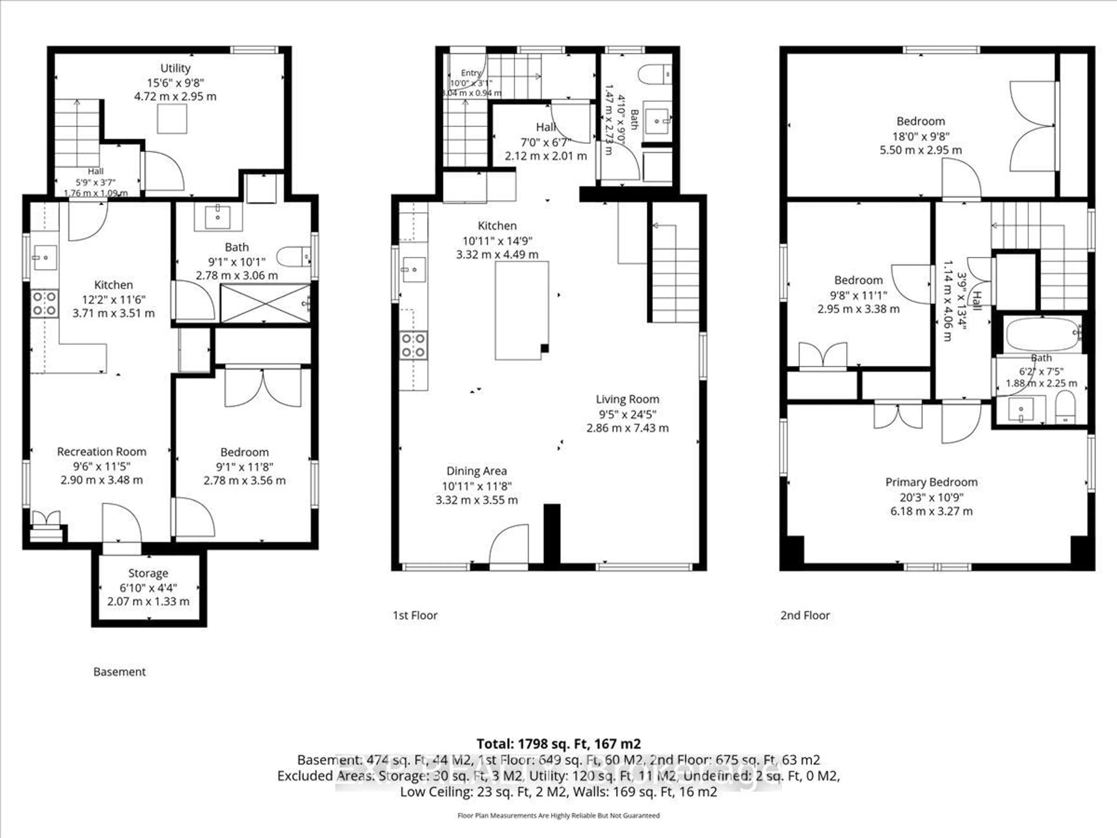 Floor plan for 149 Ivon Ave, Hamilton Ontario L8H 5S7