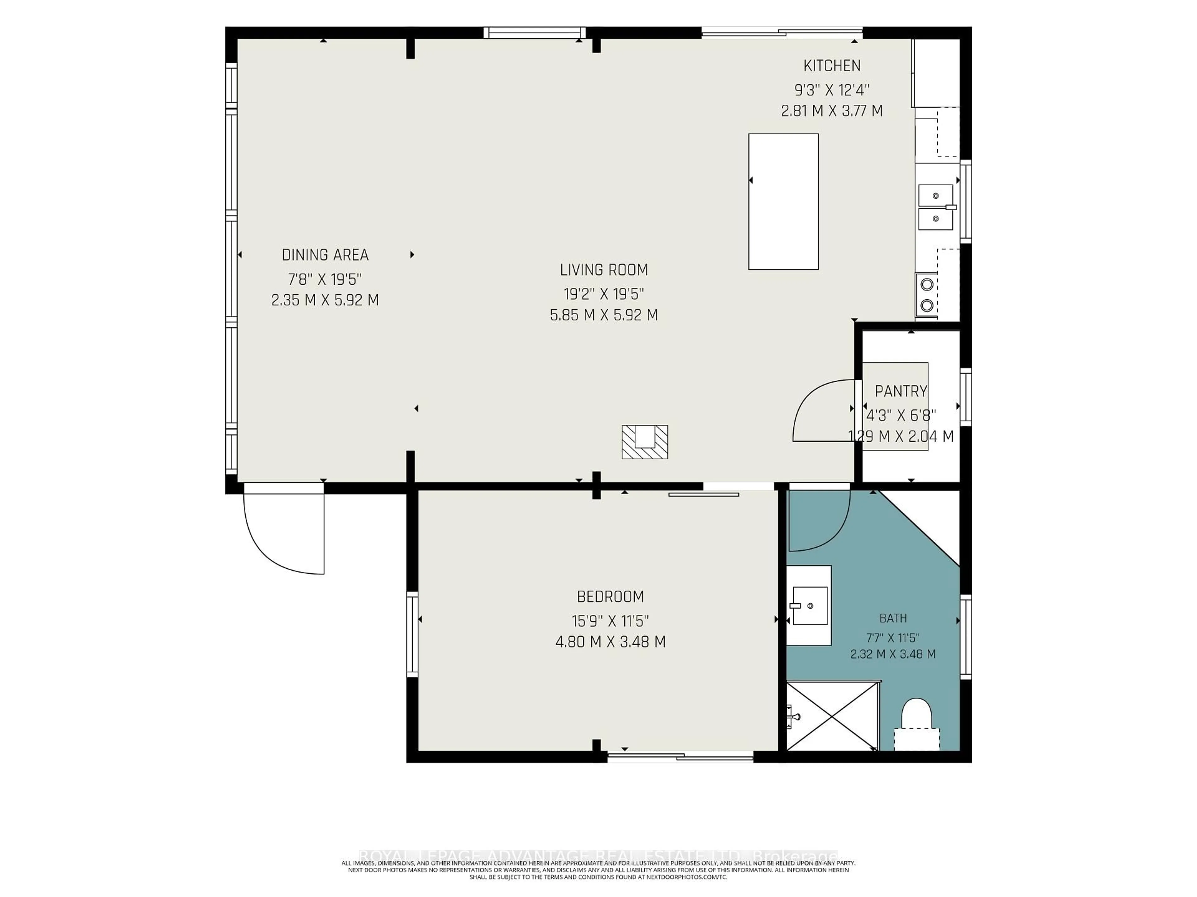 Floor plan for 1143 Dalhousie 9th Concession B Rd, Mcdonalds Corners Ontario K0G 1M0