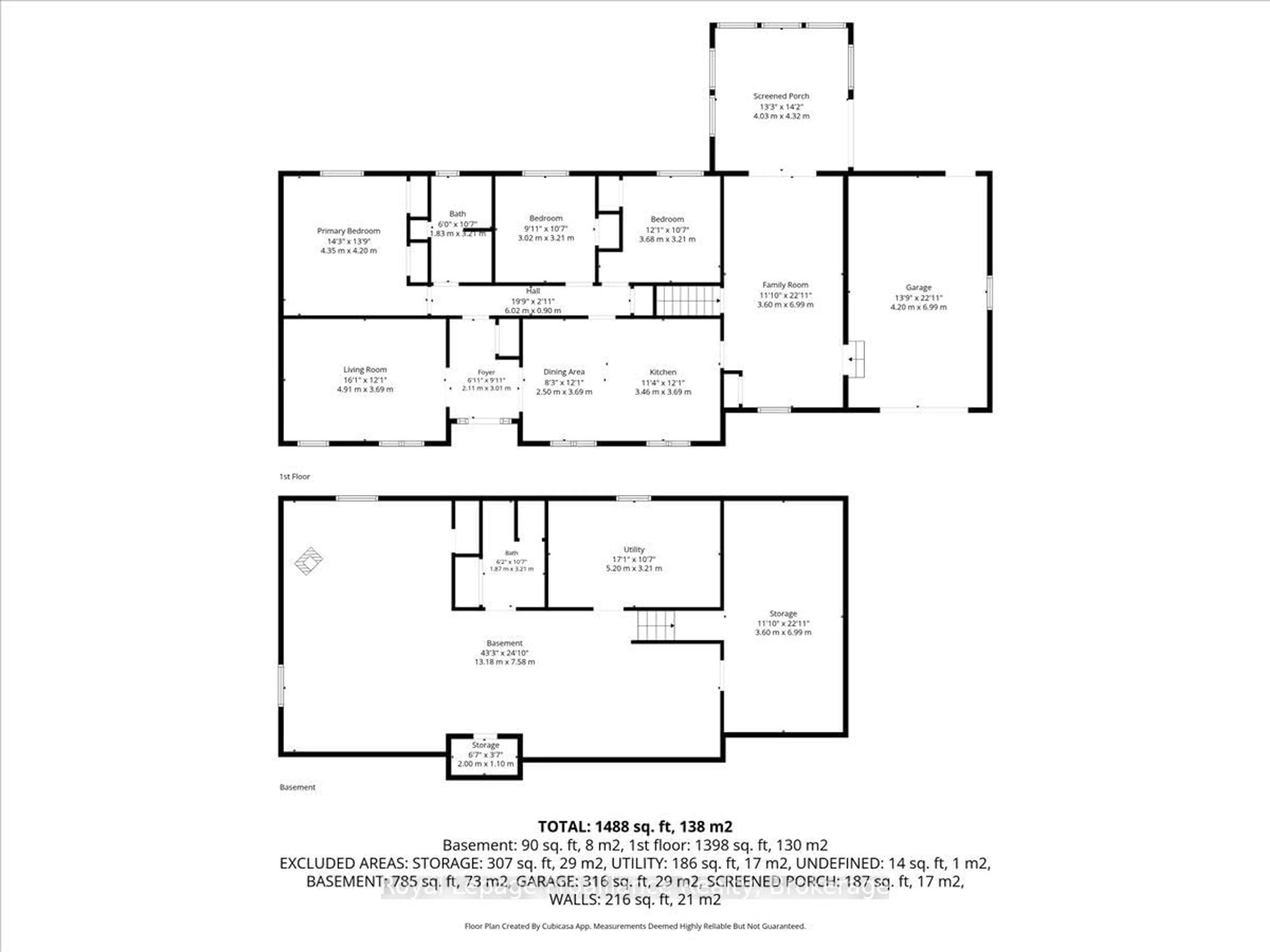 Floor plan for 330 Thrasher Rd, Belleville Ontario K0K 2V0
