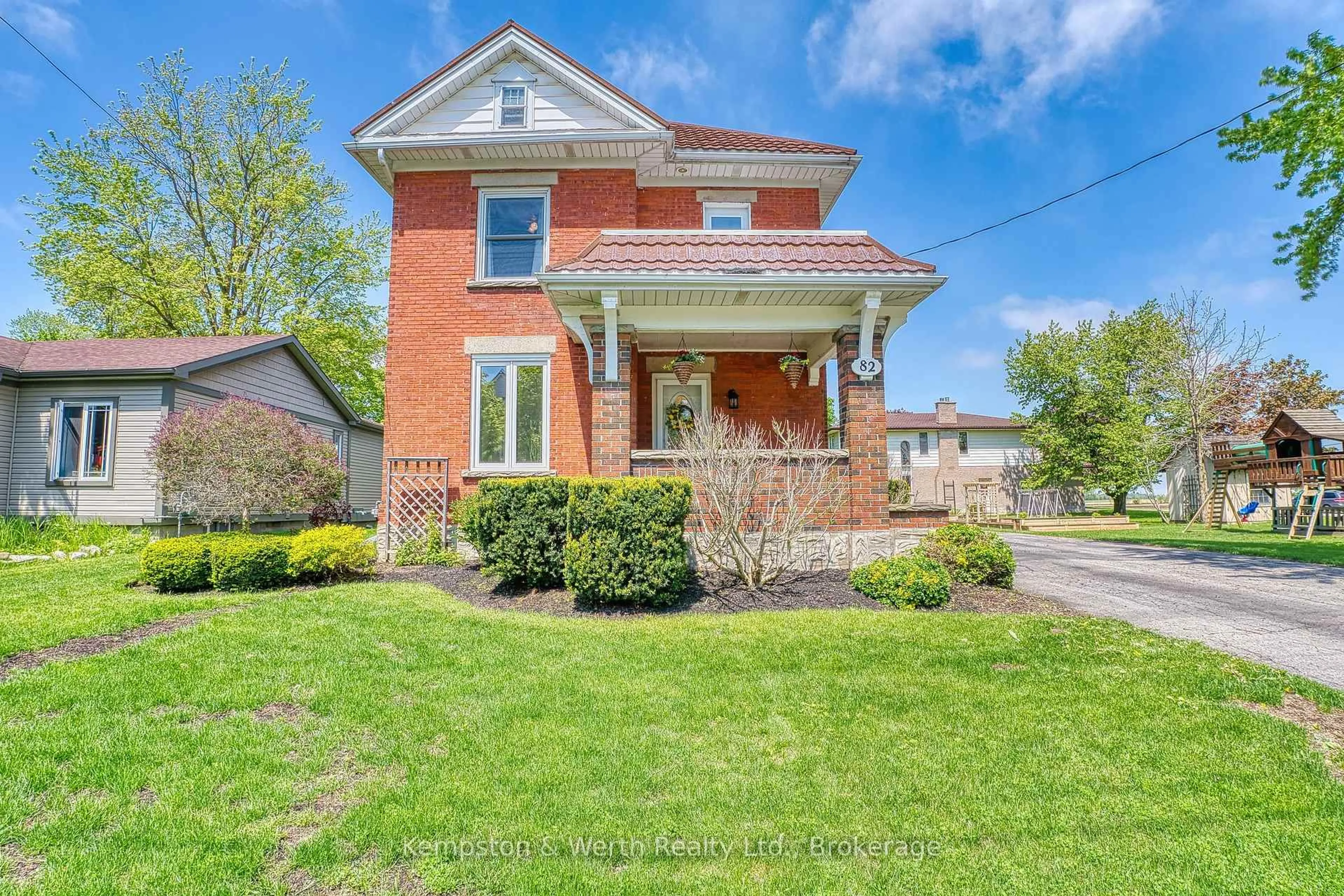 Home with brick exterior material, street for 82 Main St, Perth East Ontario N0K 1M0