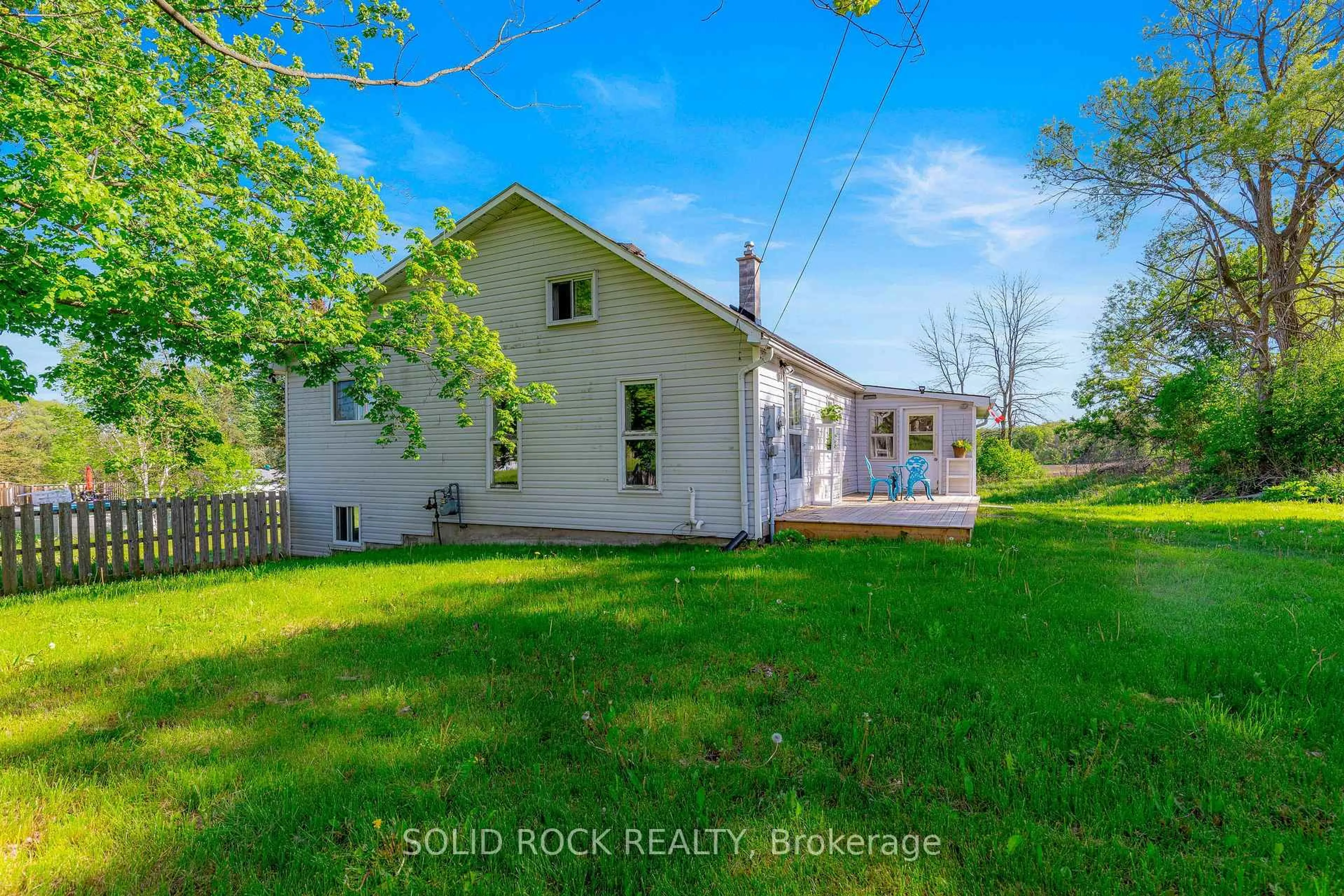A pic from outside/outdoor area/front of a property/back of a property/a pic from drone, water/lake/river/ocean view for 3096 County Road 29 Rd, Elizabethtown-Kitley Ontario K6V 5T4