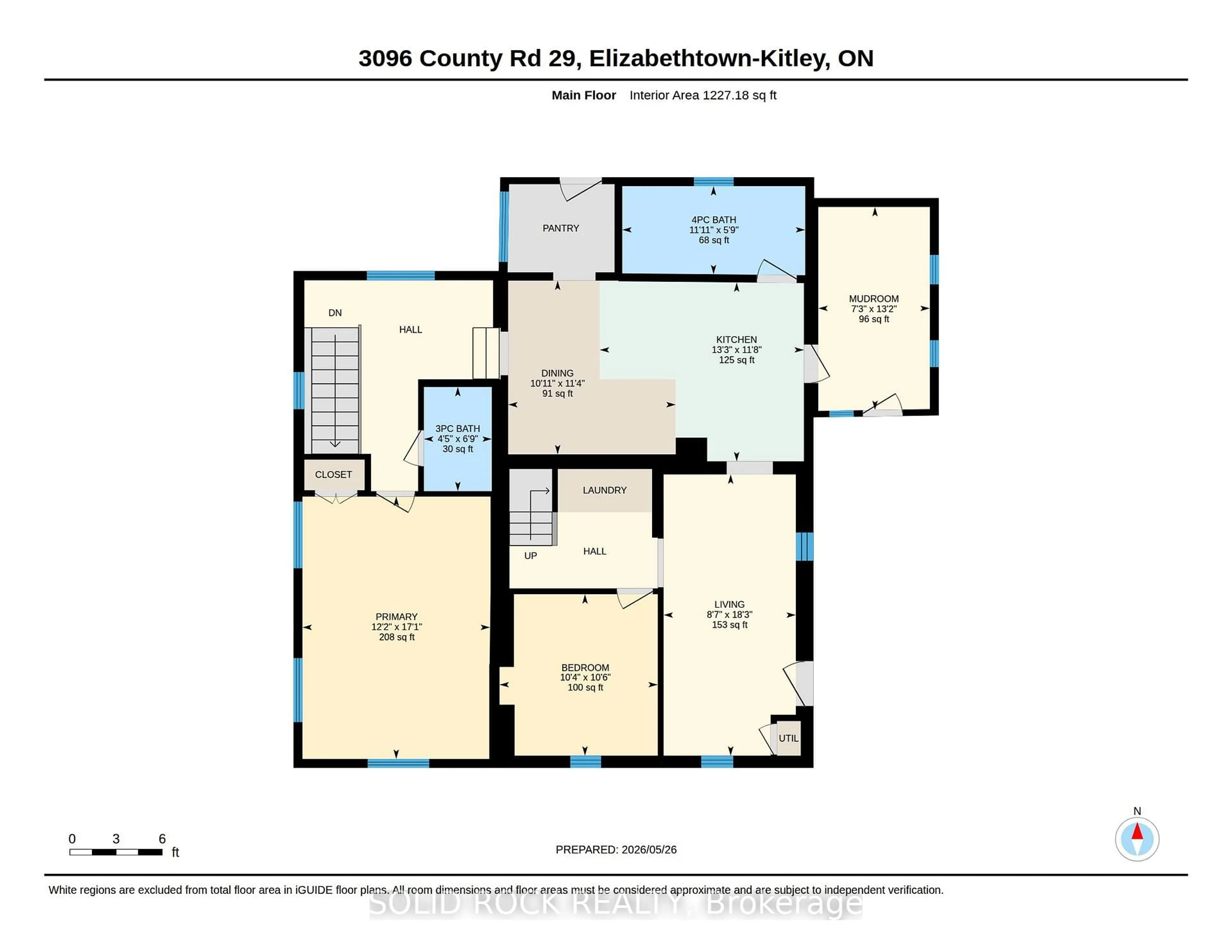 Floor plan for 3096 County Road 29 Rd, Elizabethtown-Kitley Ontario K6V 5T4