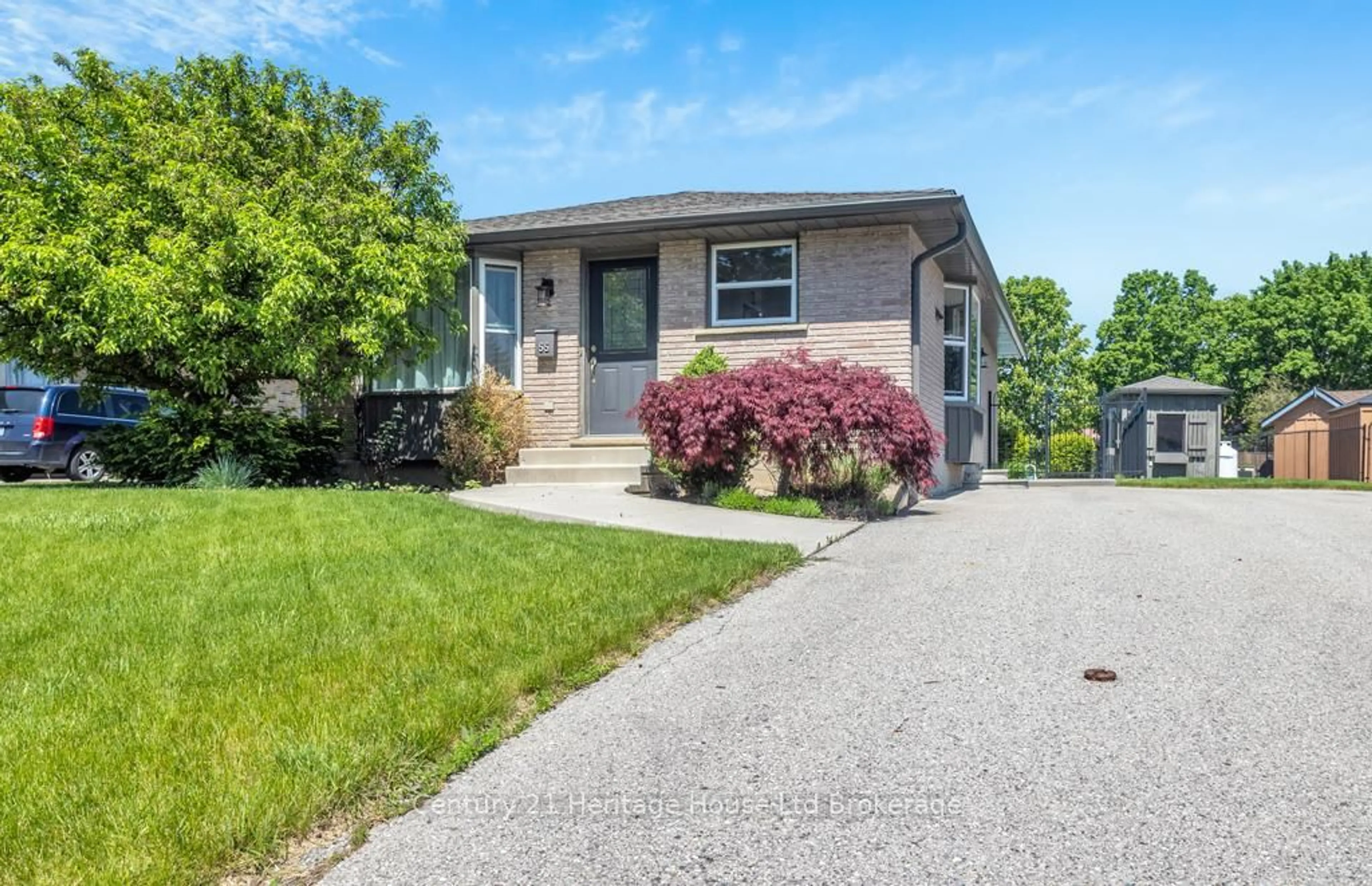 Home with vinyl exterior material, street for 55 Denrich Ave, Tillsonburg Ontario N4G 4X6