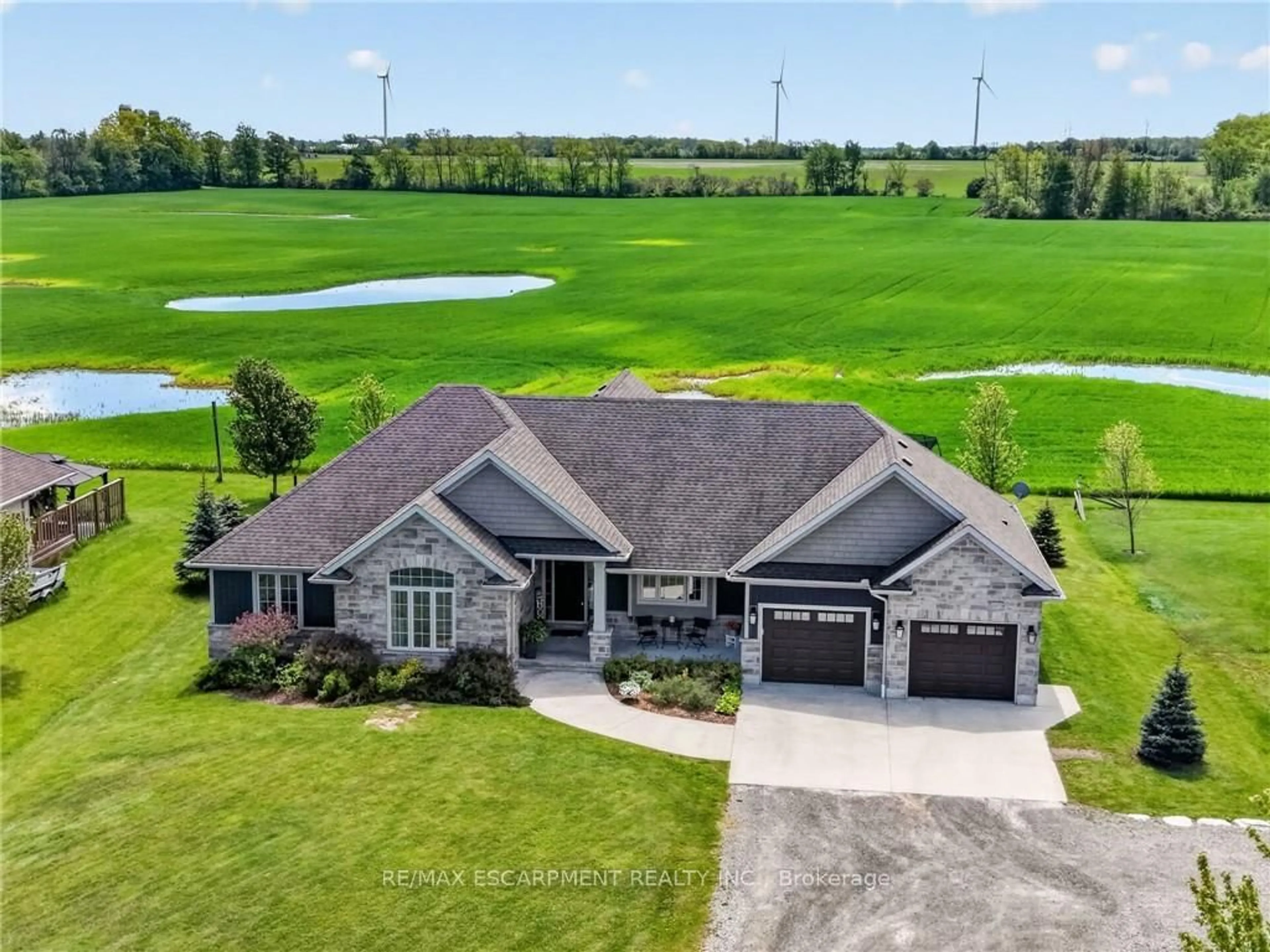 A pic from outside/outdoor area/front of a property/back of a property/a pic from drone, unknown for 7162 RAINHAM Rd, Haldimand Ontario N1A 2W8