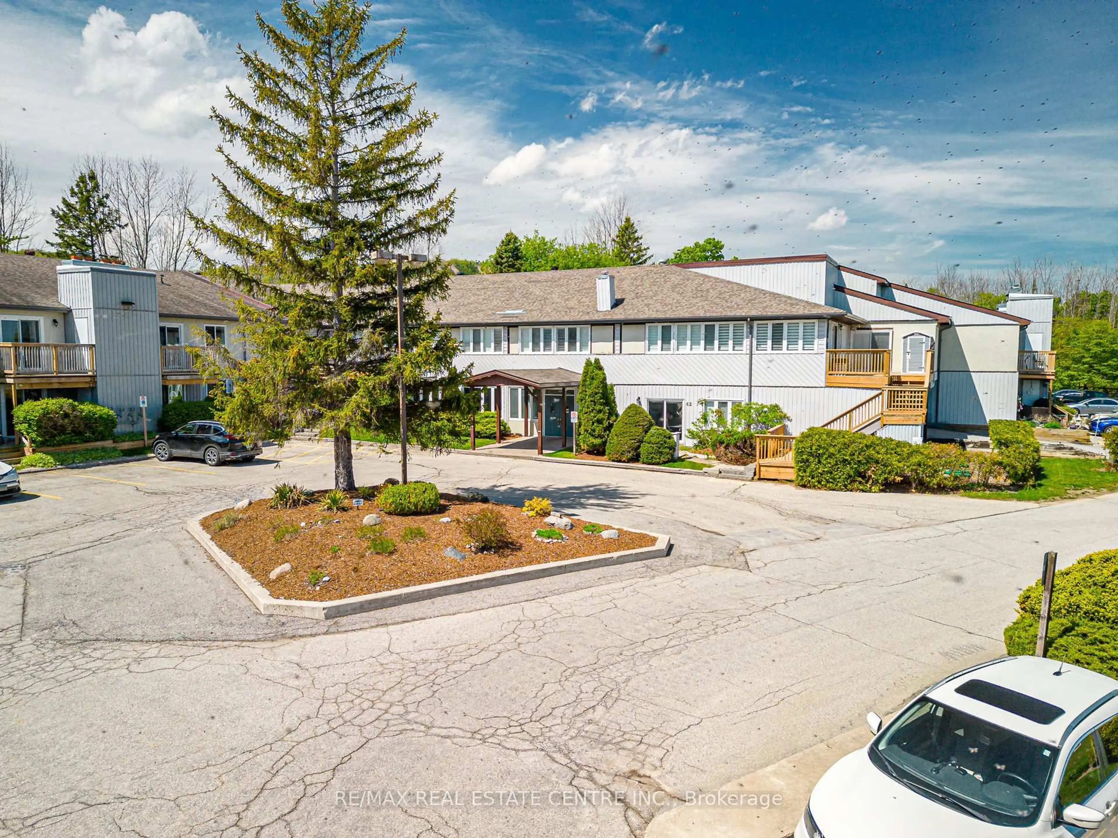 A pic from outside/outdoor area/front of a property/back of a property/a pic from drone, mountain view for 209472 Highway 26 #19, Blue Mountains Ontario L9Y 0V3