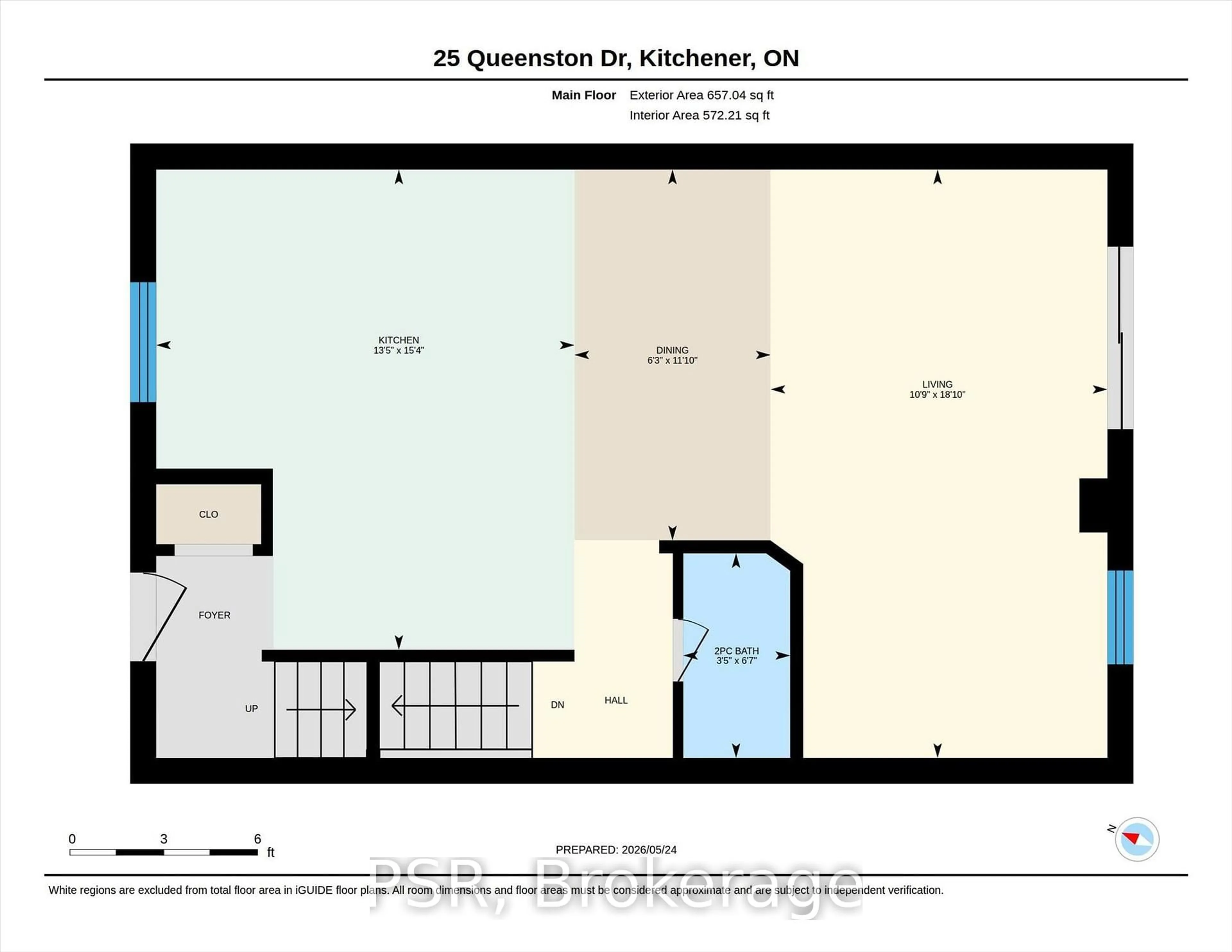 Floor plan for 25 Queenston Dr, Kitchener Ontario N2B 2T8