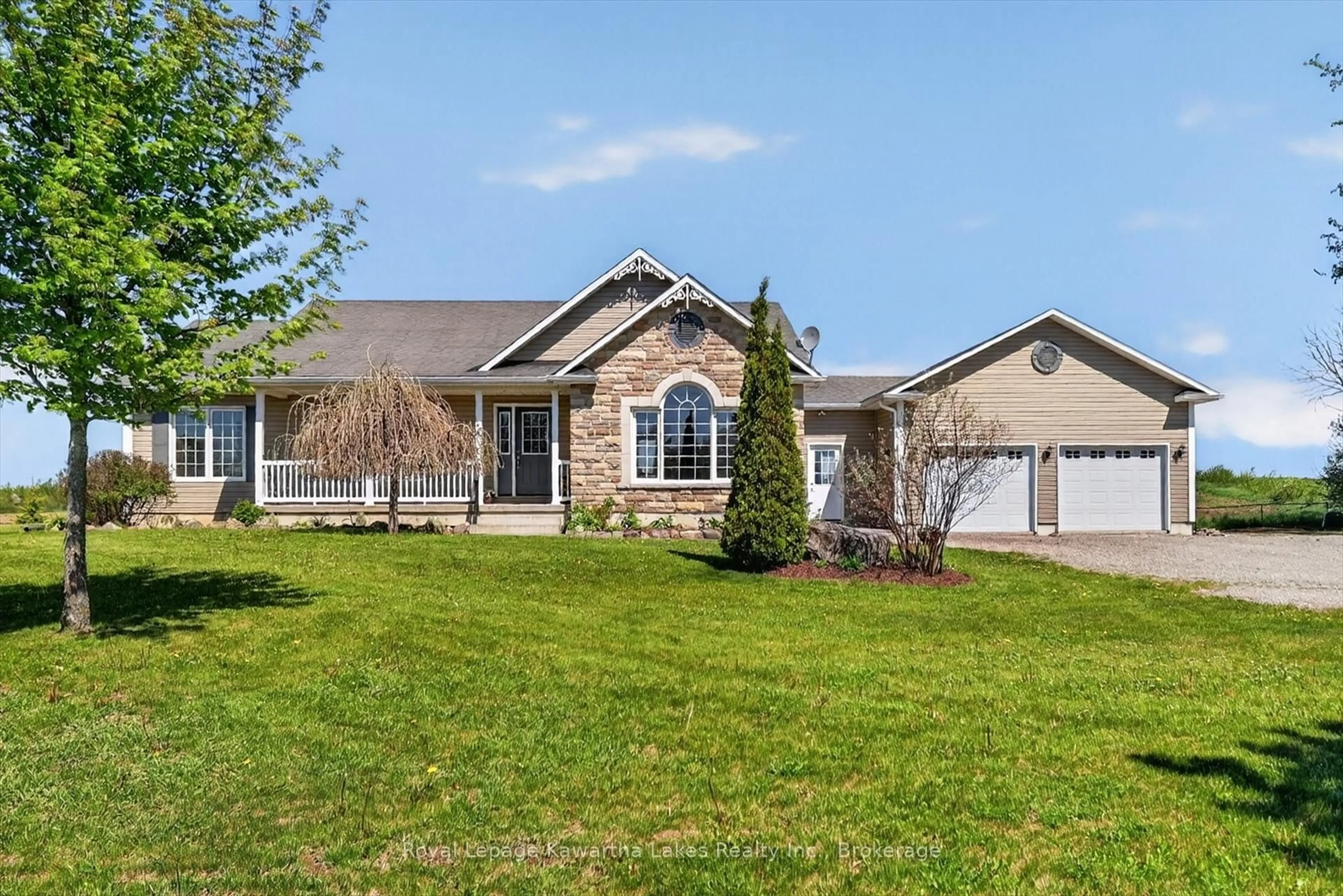 Home with vinyl exterior material, street for 1361 Opmar Rd, Kawartha Lakes Ontario K0M 2T0
