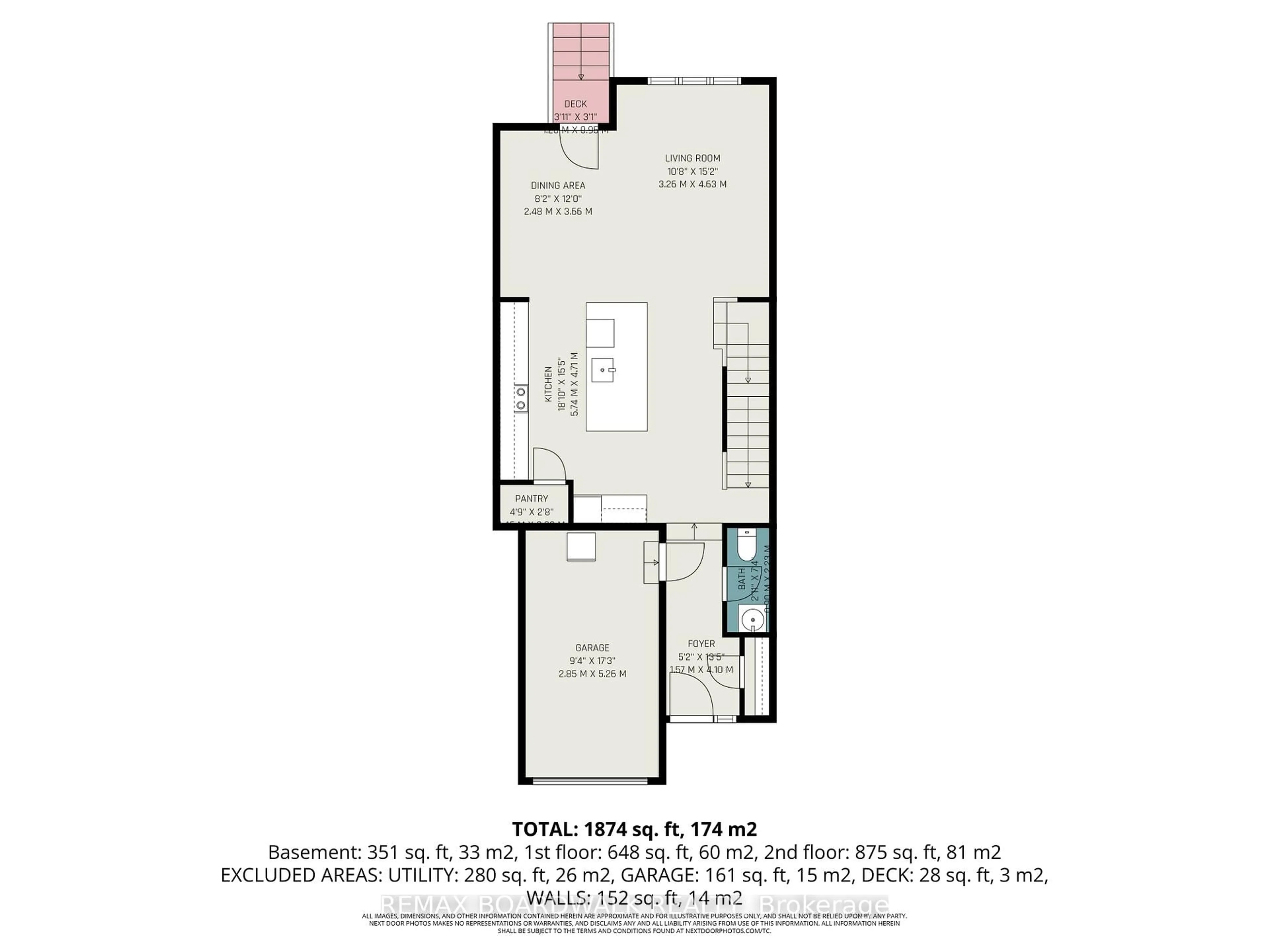 Floor plan for 66 Riddell St, Carleton Place Ontario K7C 0J8