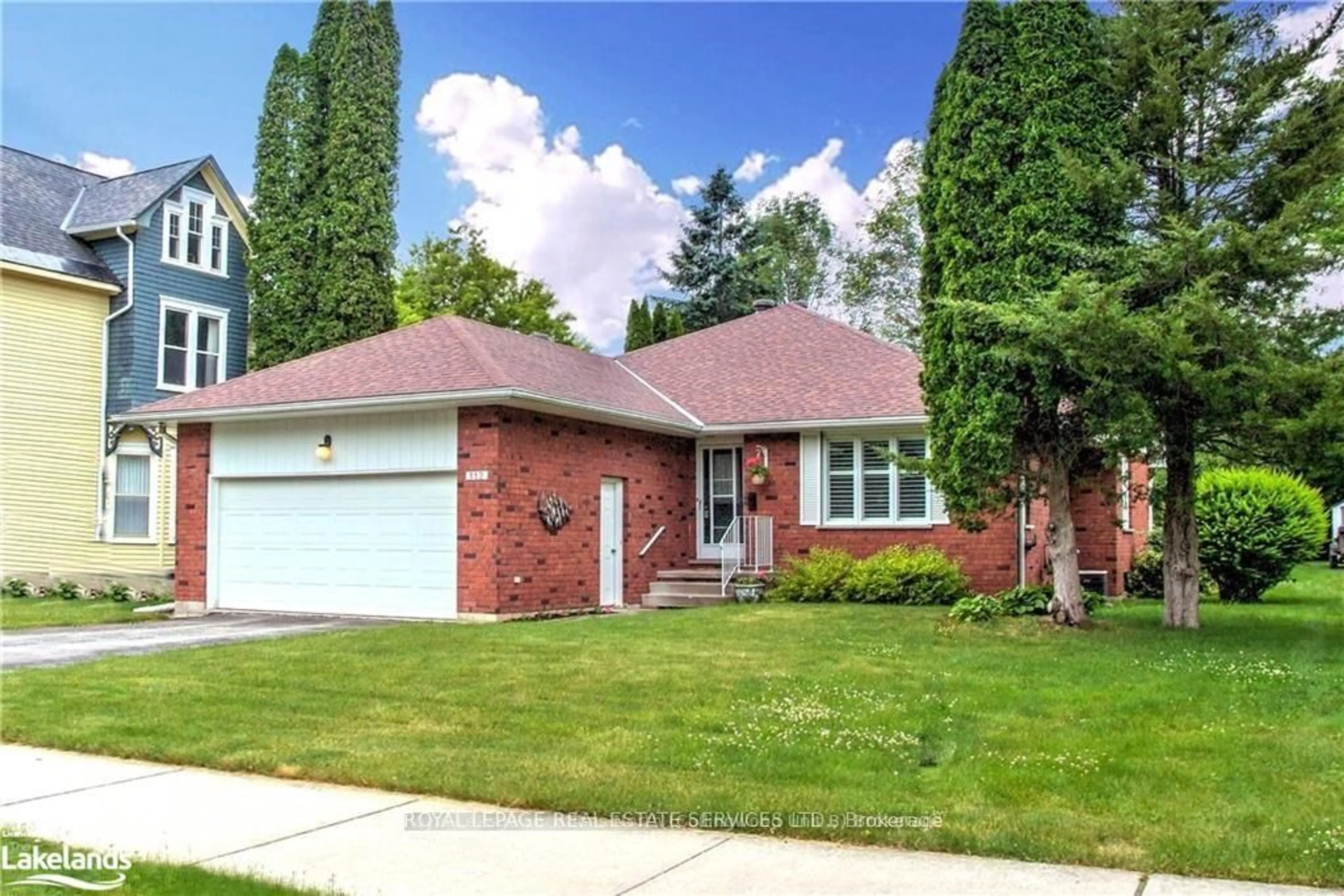 Home with brick exterior material, street for 112 Bruce St, Blue Mountains Ontario N0H 2P0