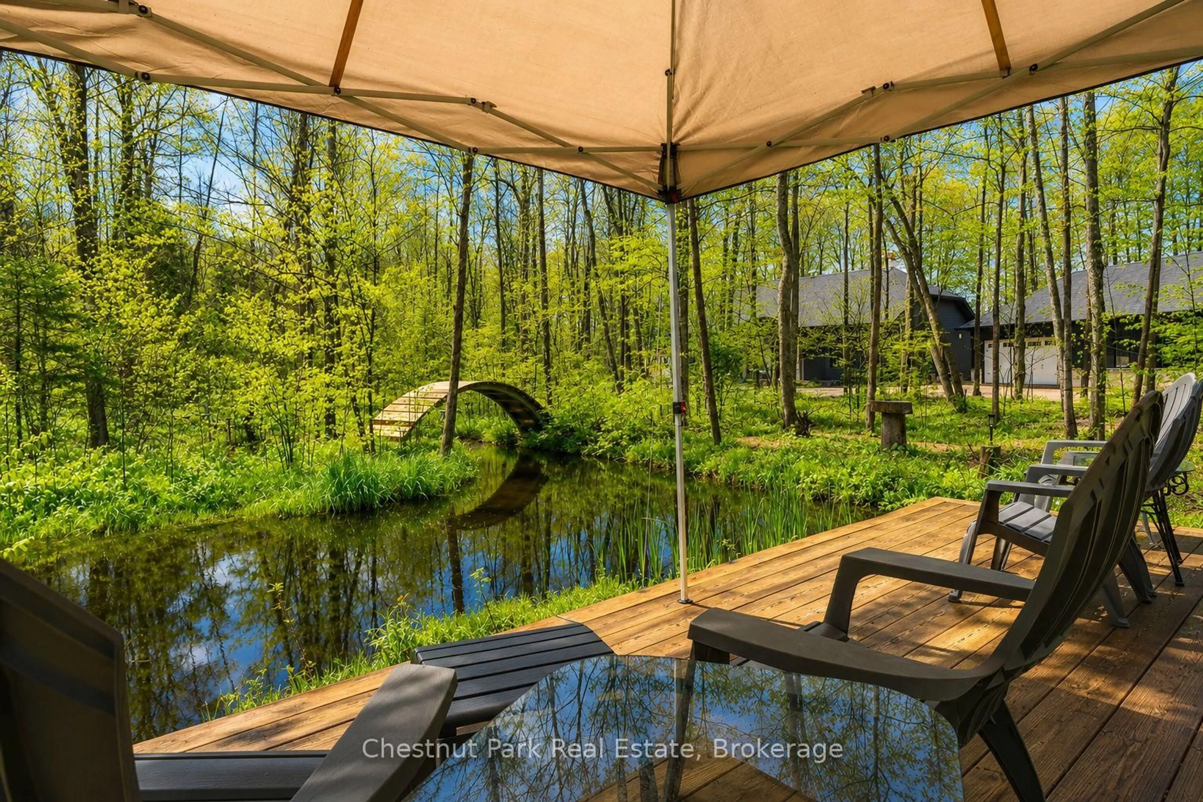 Patio, water/lake/river/ocean view for 583724 Sideroad 60, Chatsworth Ontario N0H 1R0
