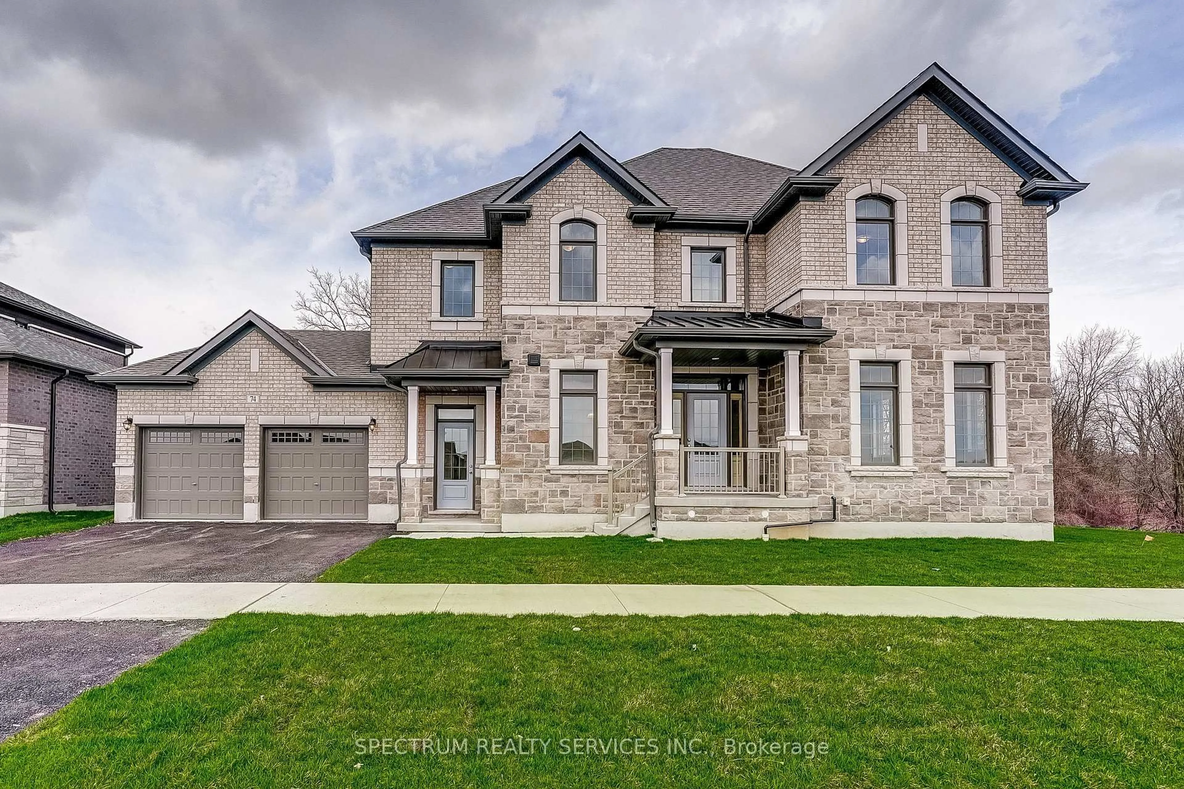 Home with brick exterior material, street for 74 Strickland Ave, Brantford Ontario N3T 0X7