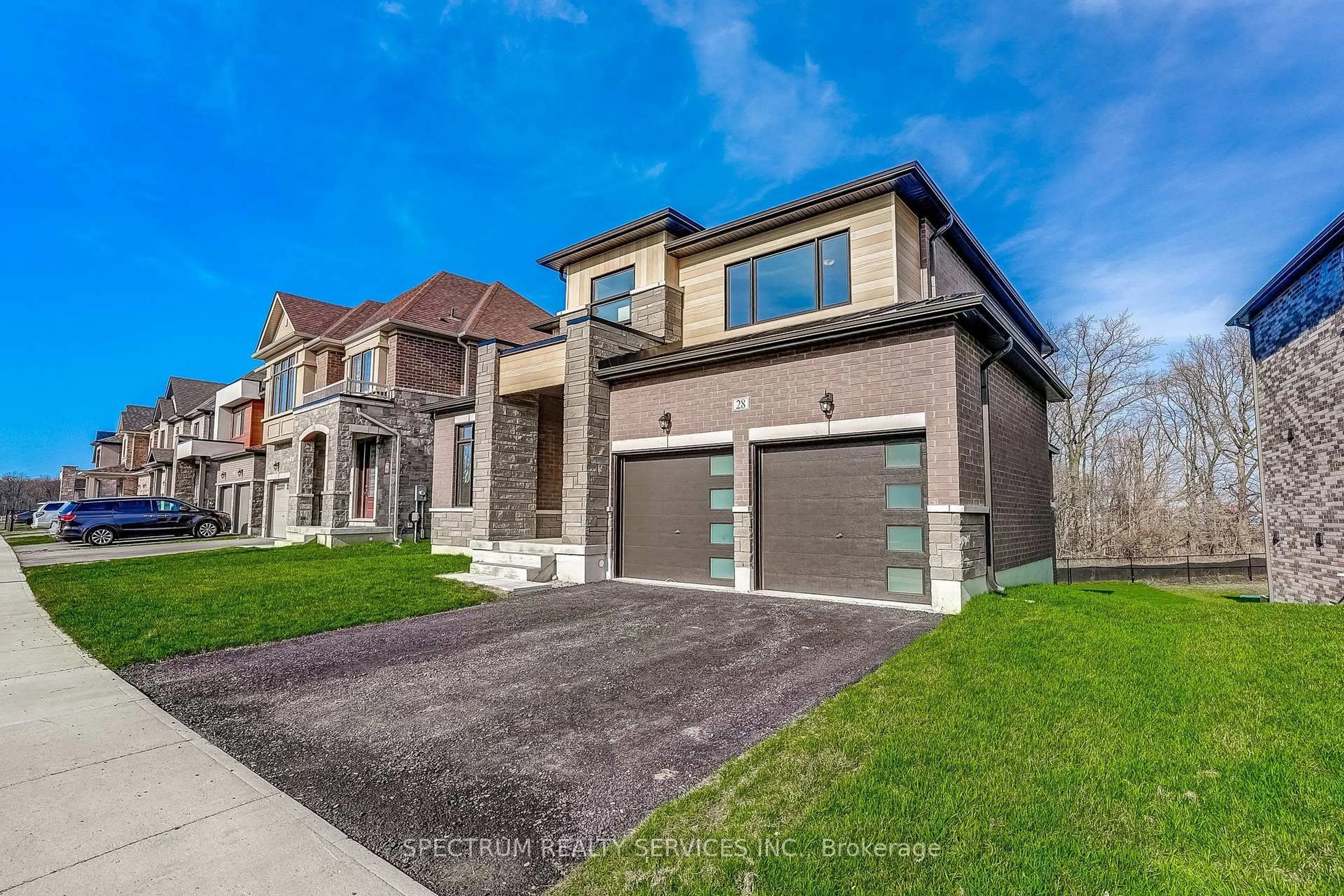Home with brick exterior material, street for 28 Dore Dr, Brantford Ontario N3T 0X6