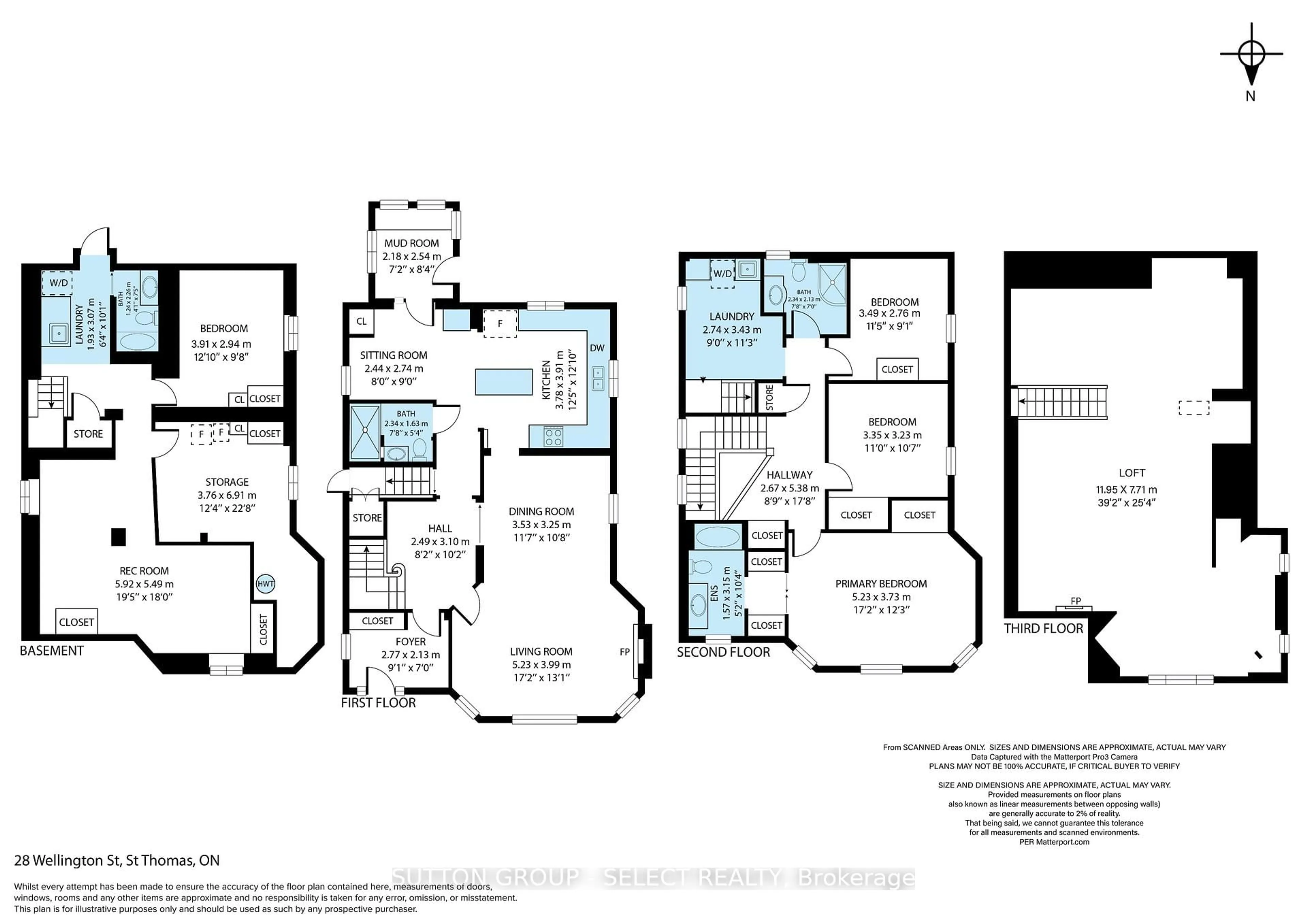 Floor plan for 28 Wellington St, St. Thomas Ontario N5R 2P4
