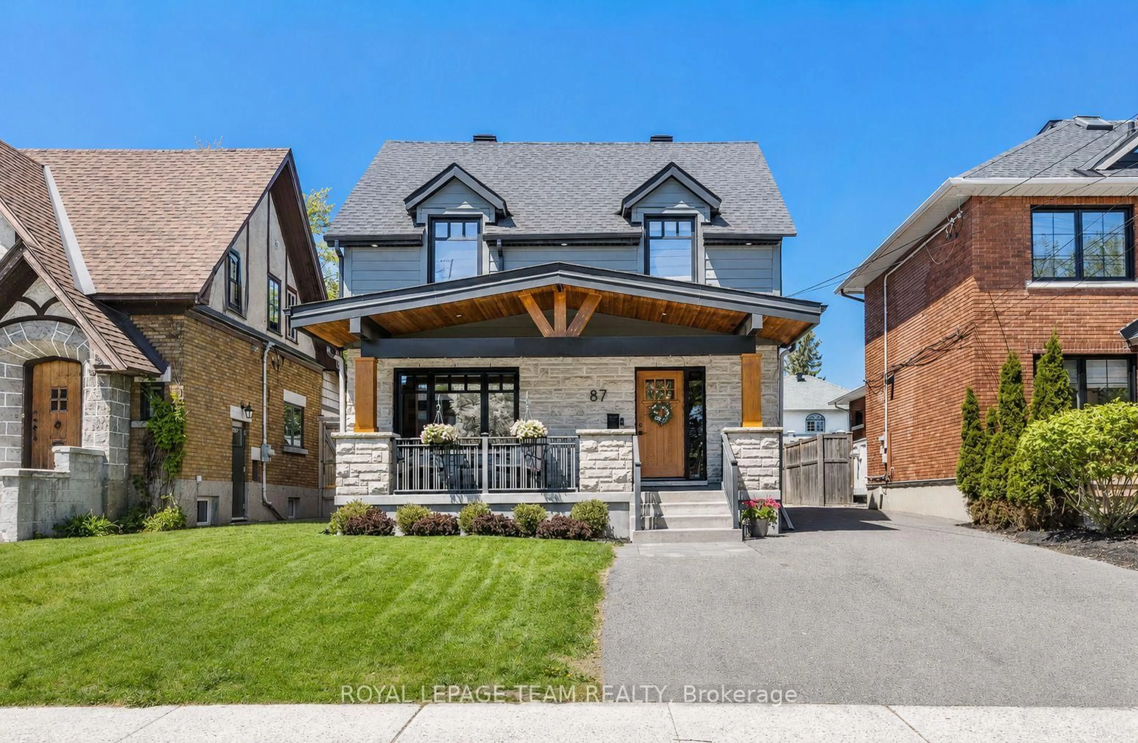 Home with brick exterior material, street for 87 Helena St, Ottawa Ontario K1Y 3M9