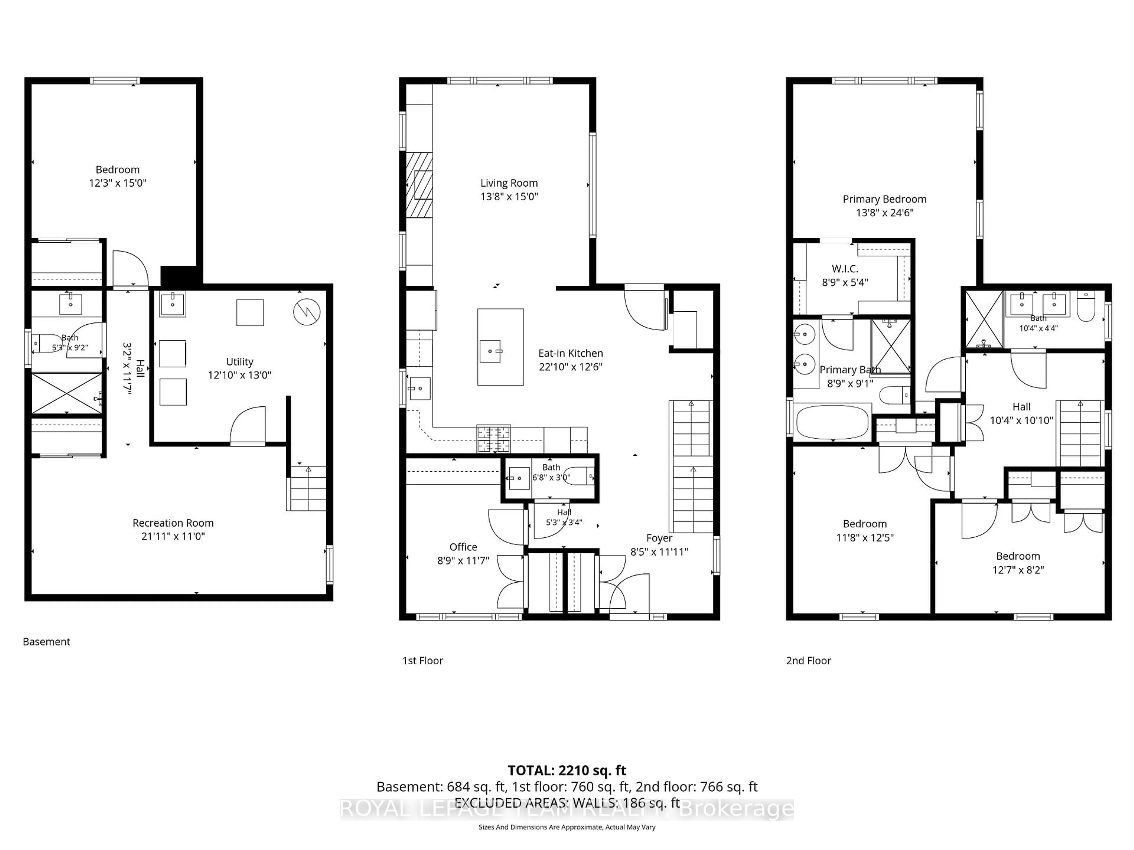 Floor plan for 87 Helena St, Ottawa Ontario K1Y 3M9