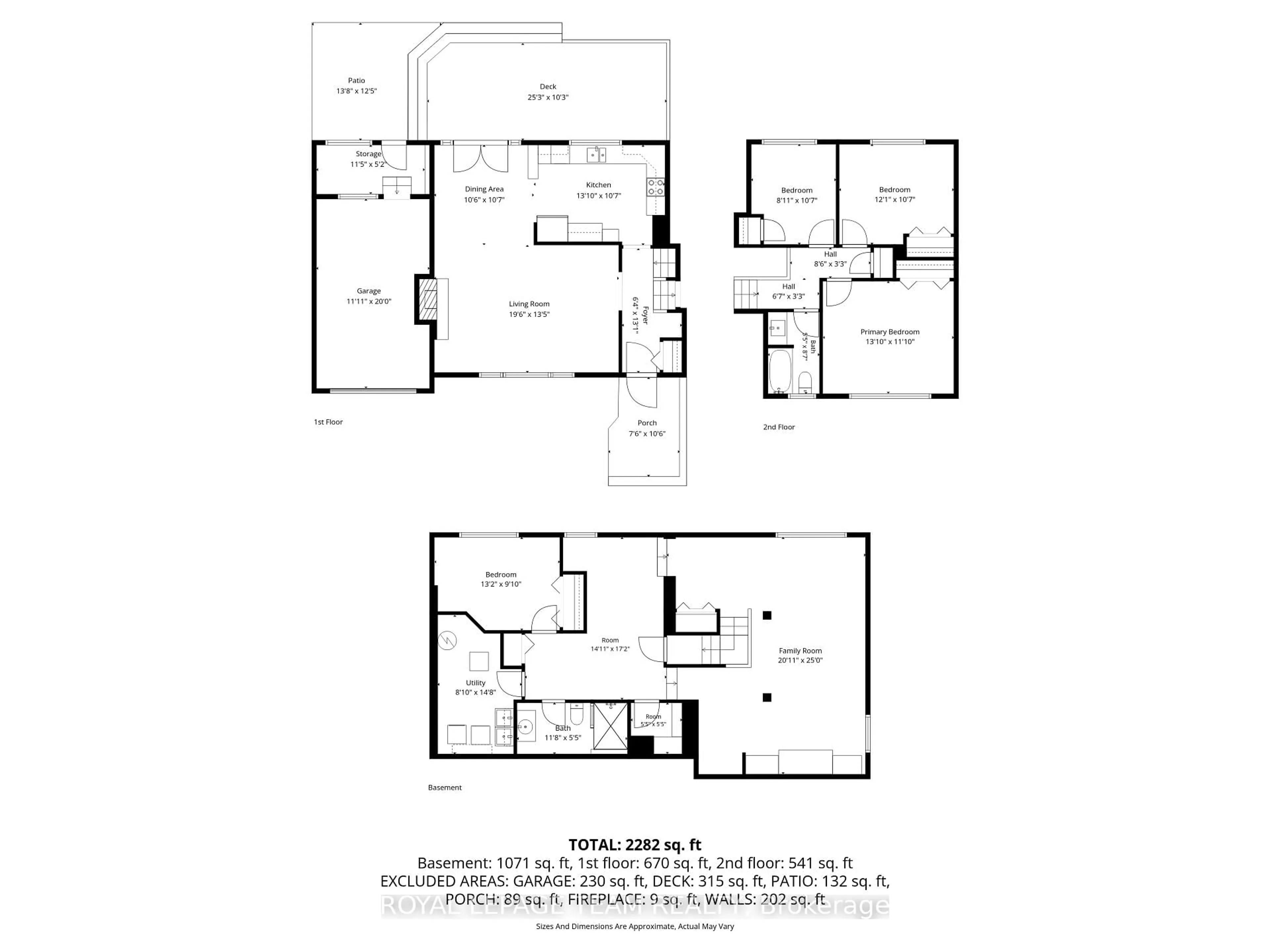 Floor plan for 1812 Kerr Ave, Ottawa Ontario K2A 1J3